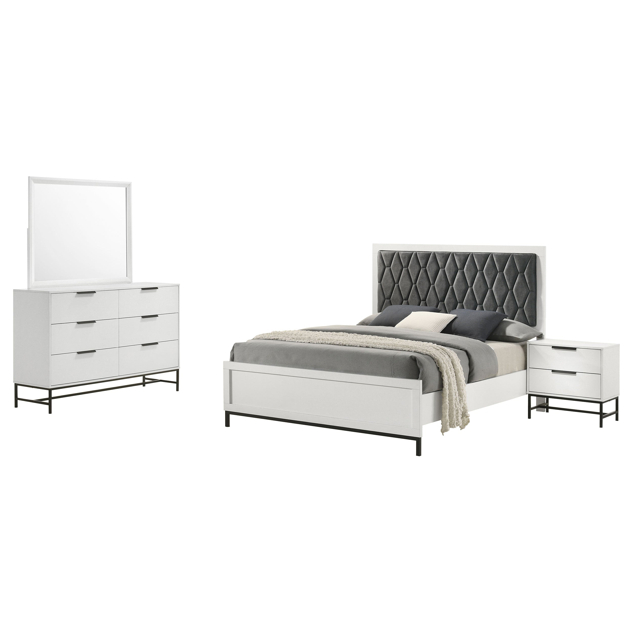 Sonora 4 & 5 Piece Bedroom Set - Luxury Home Furniture (MI)