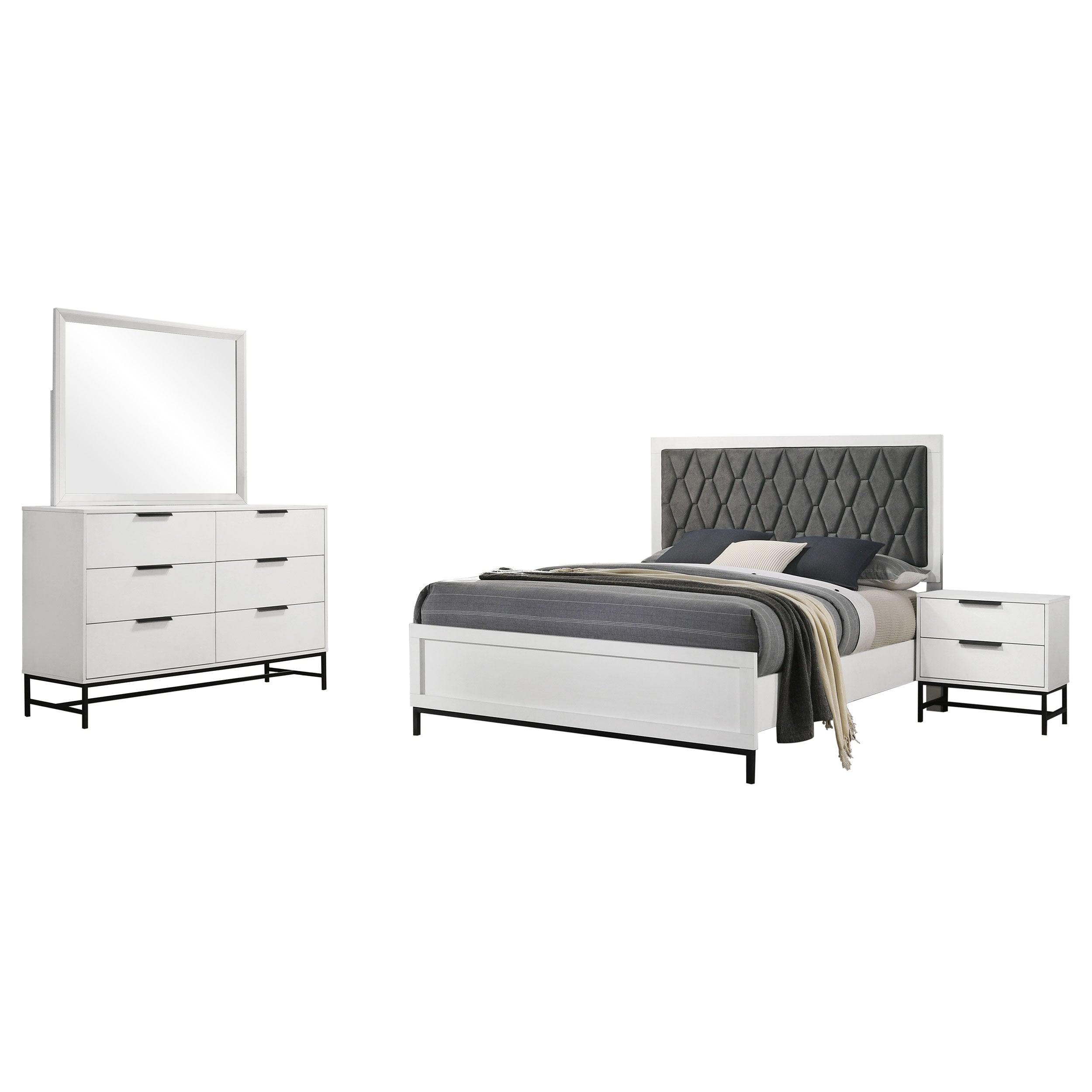 Sonora 4 Pc Bedroom Set - Luxury Home Furniture (MI)