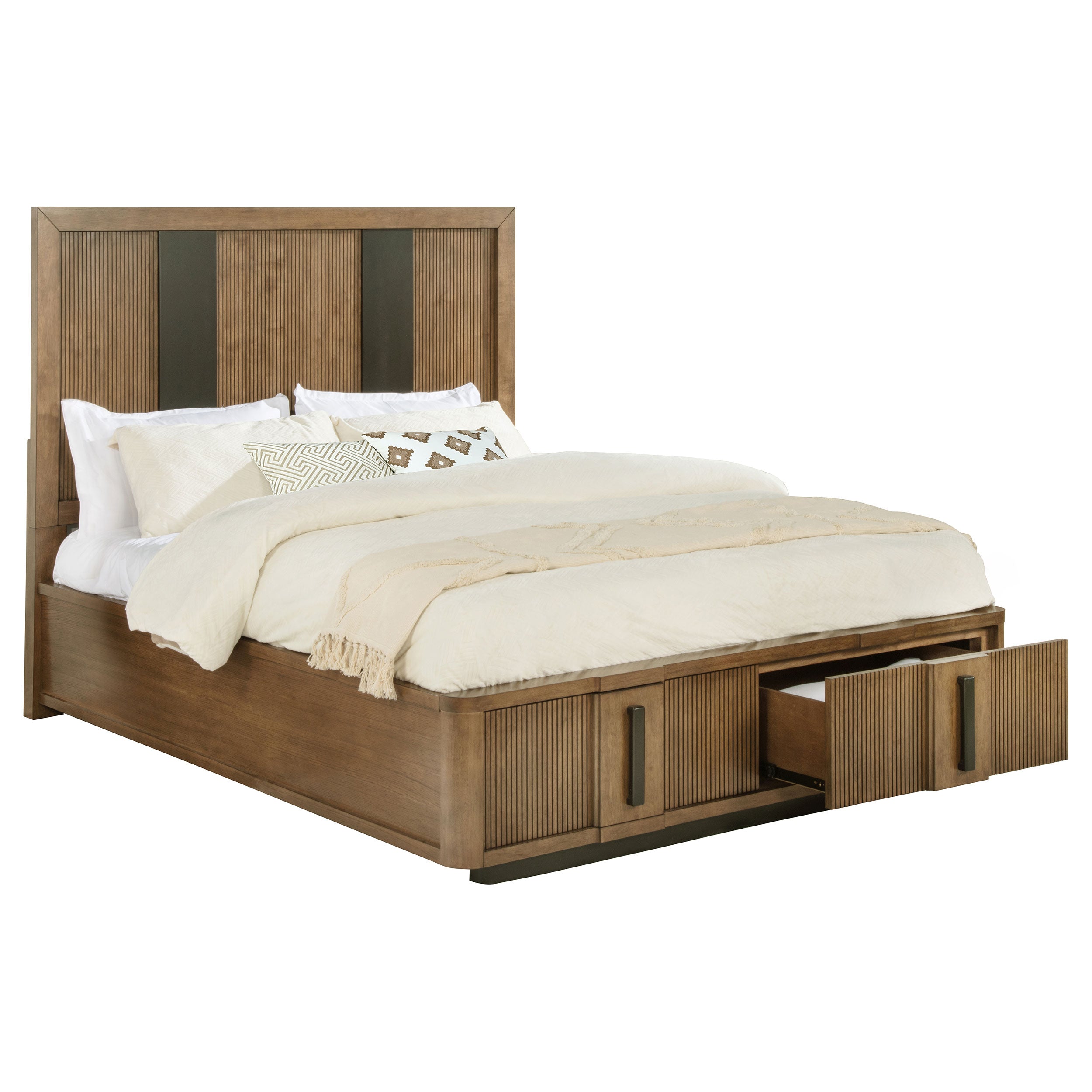 Terrace Panel Platform Storage Bed - Luxury Home Furniture (MI)