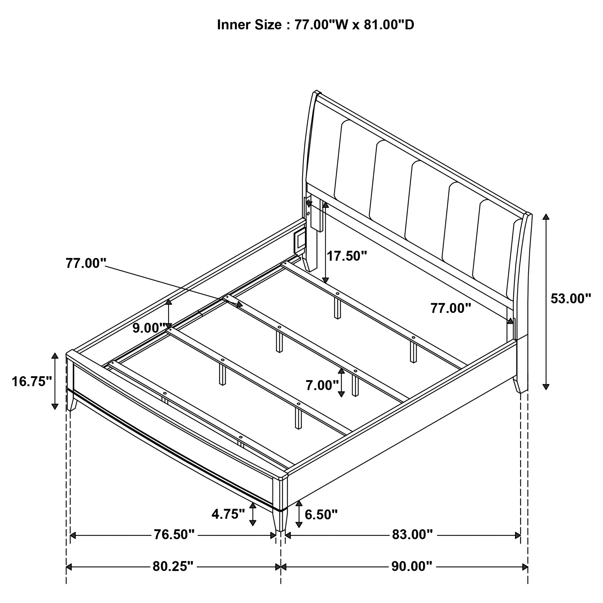 Granada Panel Bed - Luxury Home Furniture (MI)