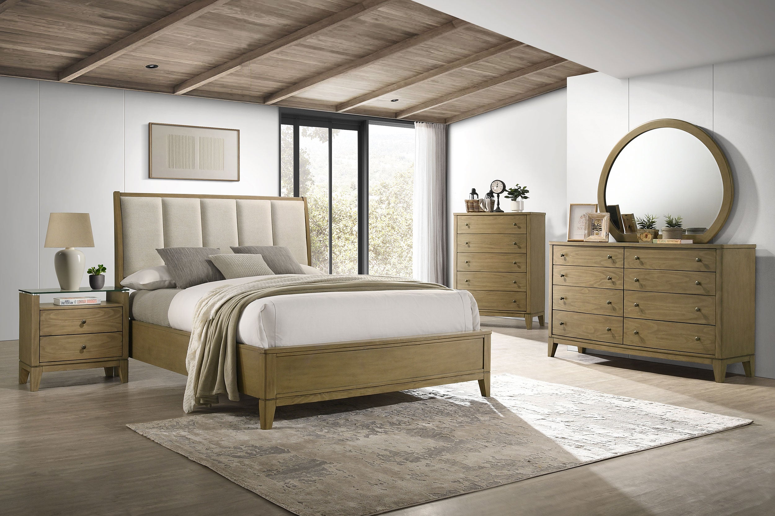 Granada Panel Bed - Luxury Home Furniture (MI)