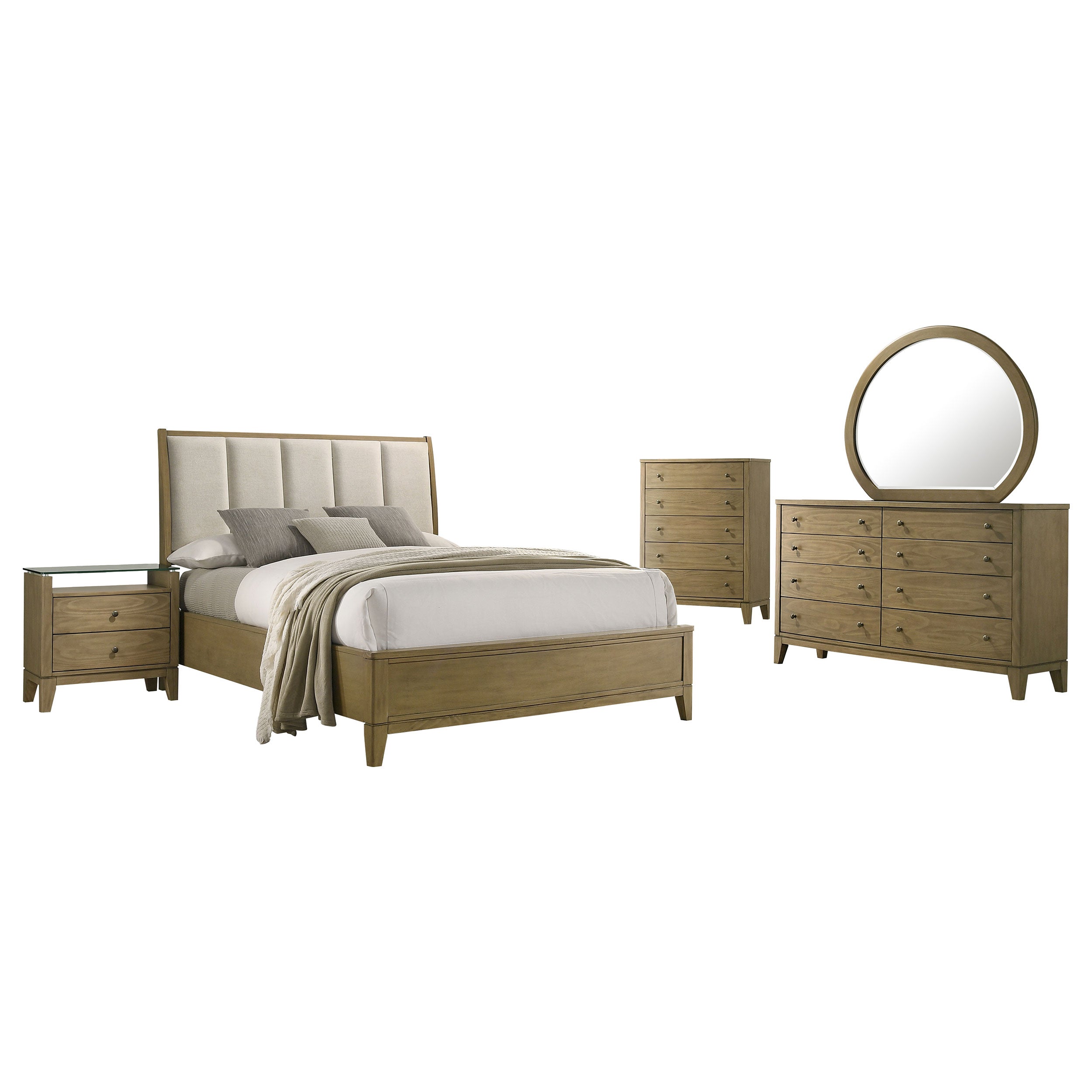 Granada 4 & 5 Piece Bedroom Set E.King, Cal.King & Queen - Luxury Home Furniture (MI)