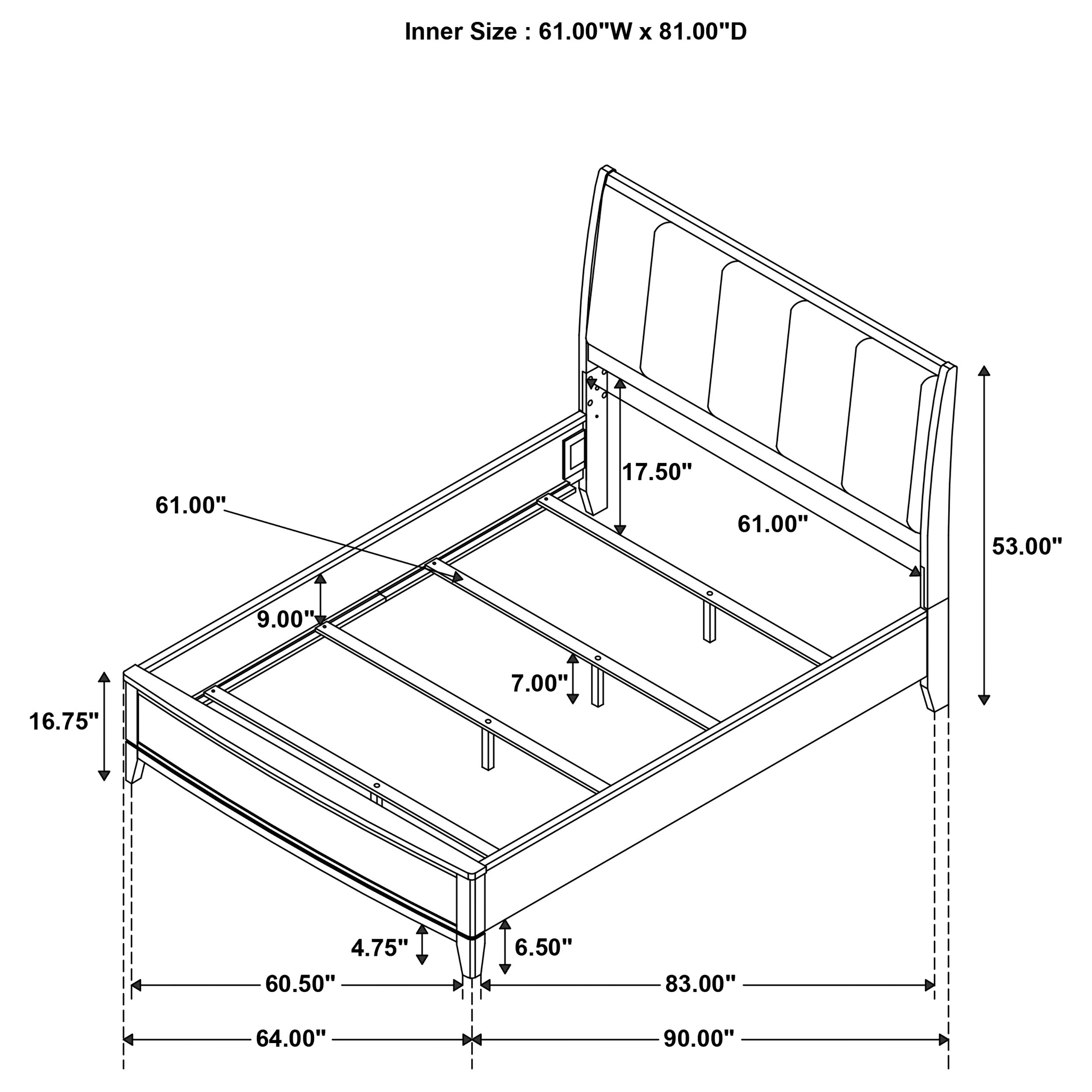 Granada 4 & 5 Piece Bedroom Set E.King, Cal.King & Queen - Luxury Home Furniture (MI)