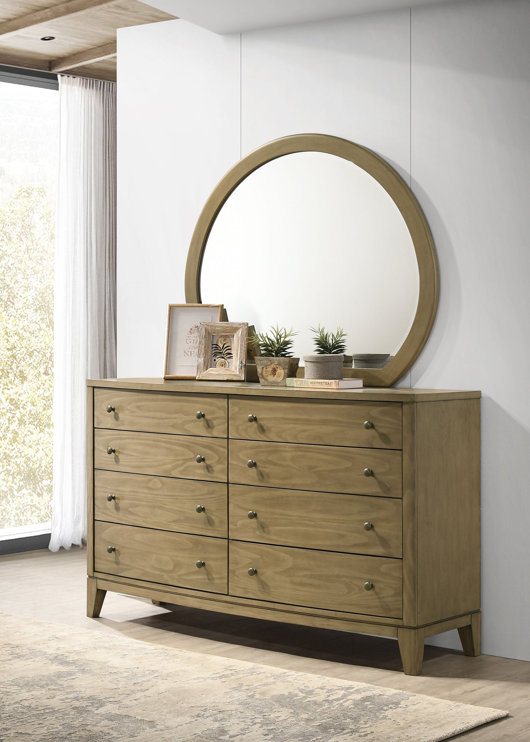 Granada Dresser with Mirror - Luxury Home Furniture (MI)