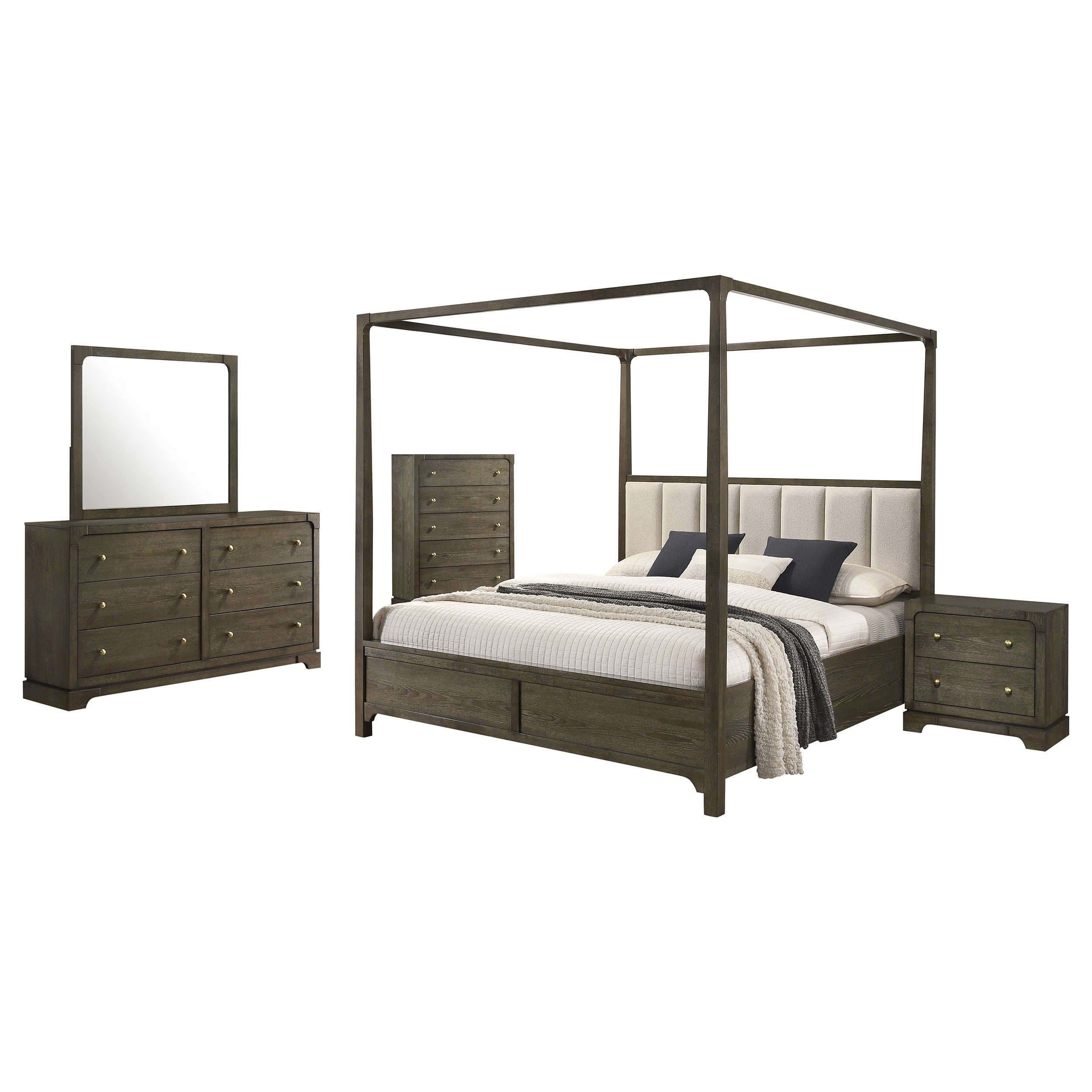 Gran Park 4 & 5 Piece Bedroom Set E.King, Queen, & Cal.King - Luxury Home Furniture (MI)