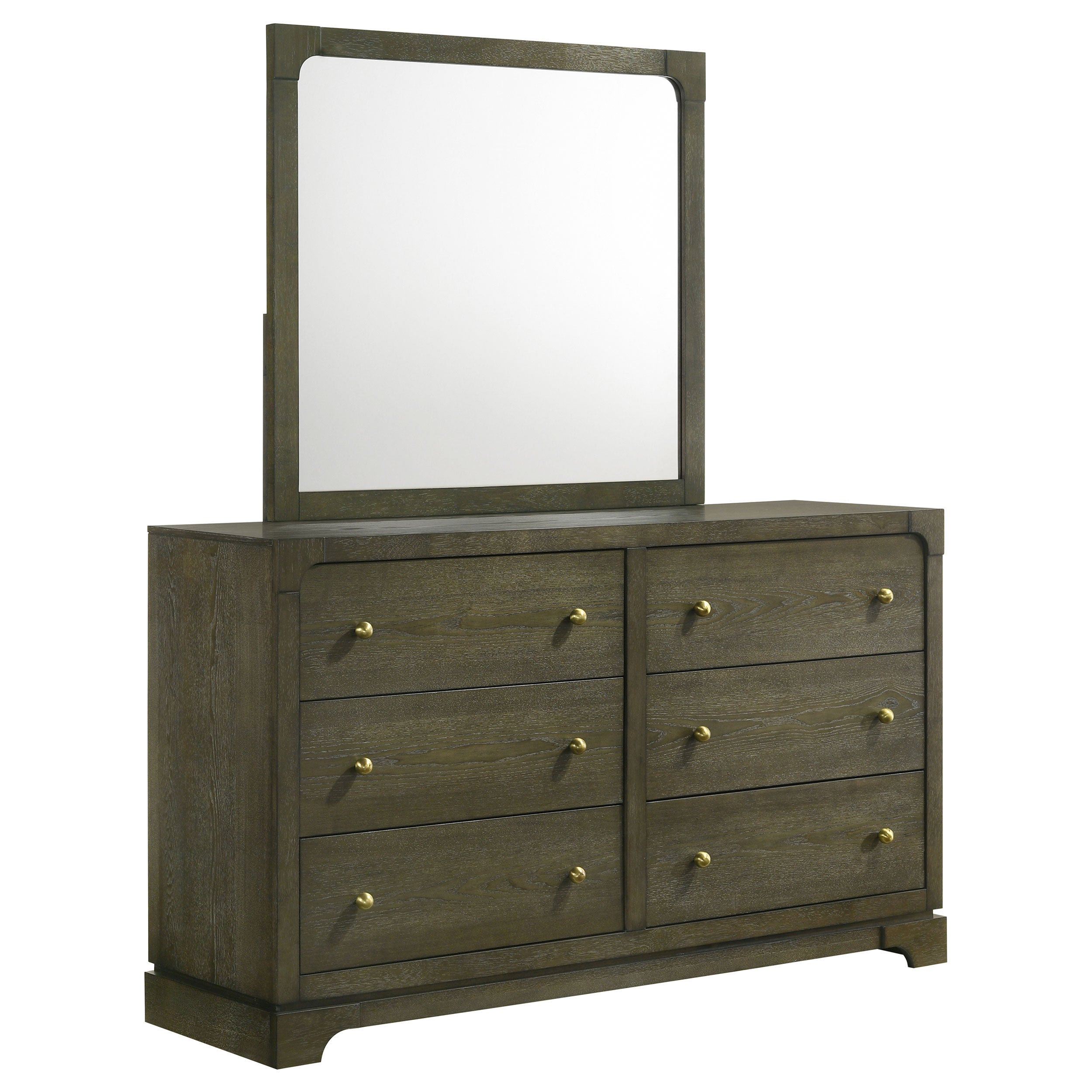 Gran Park Dresser with Mirror - Luxury Home Furniture (MI)