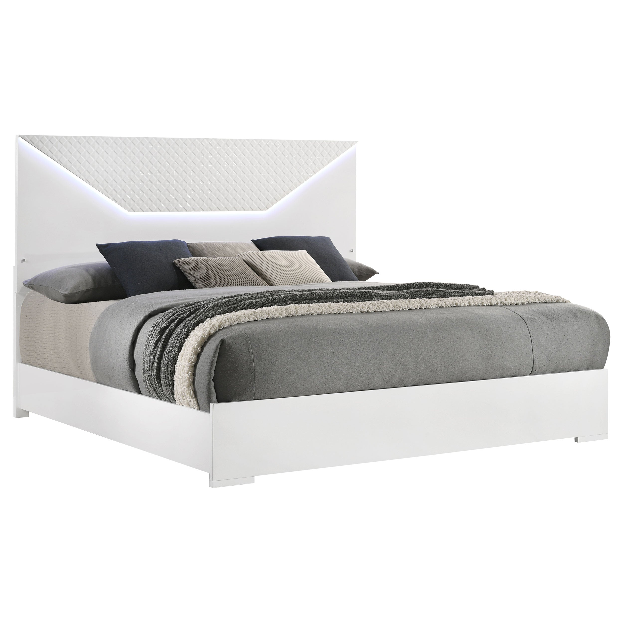 Ives Panel Bed with LED Lighting