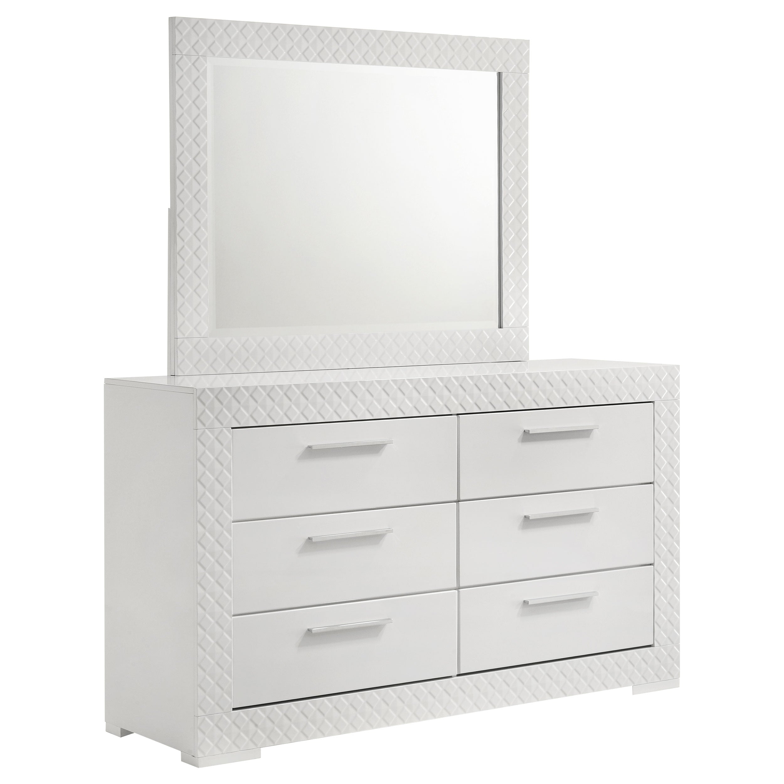 Ives Dresser with Mirror - Luxury Home Furniture (MI)