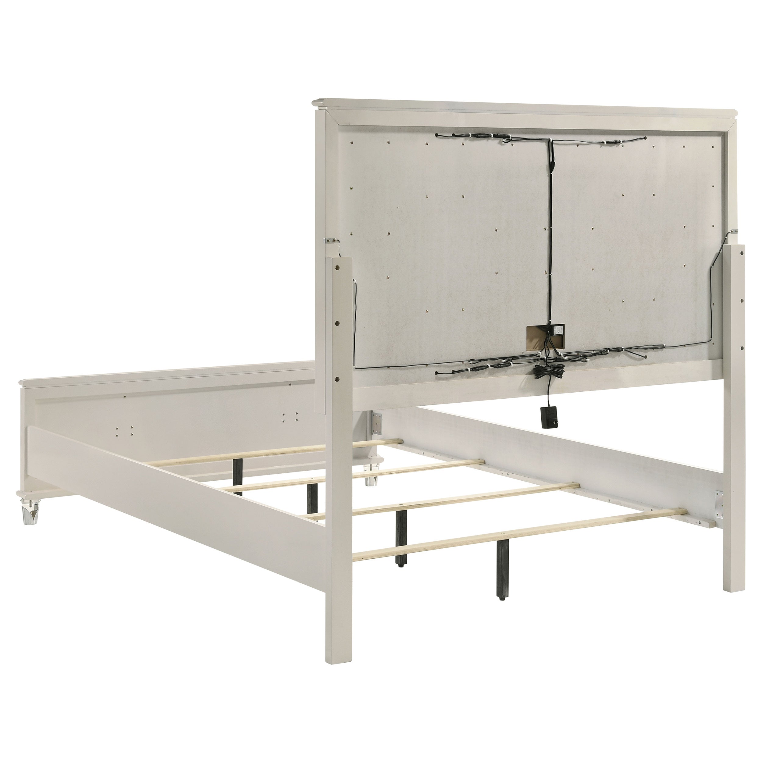 Olivia Panel Bed with LED Lighting - Luxury Home Furniture (MI)