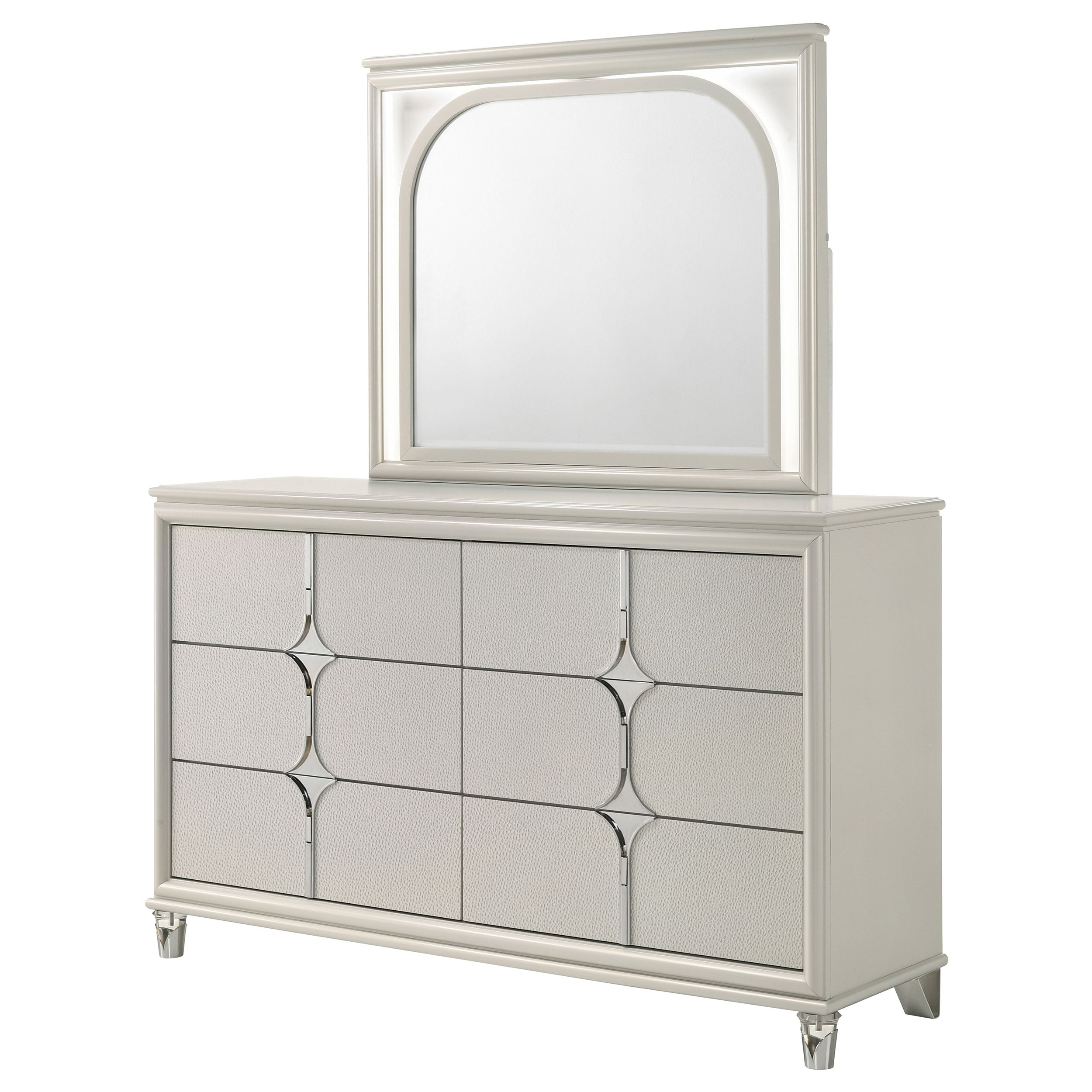 Olivia Dresser with Mirror - Luxury Home Furniture (MI)
