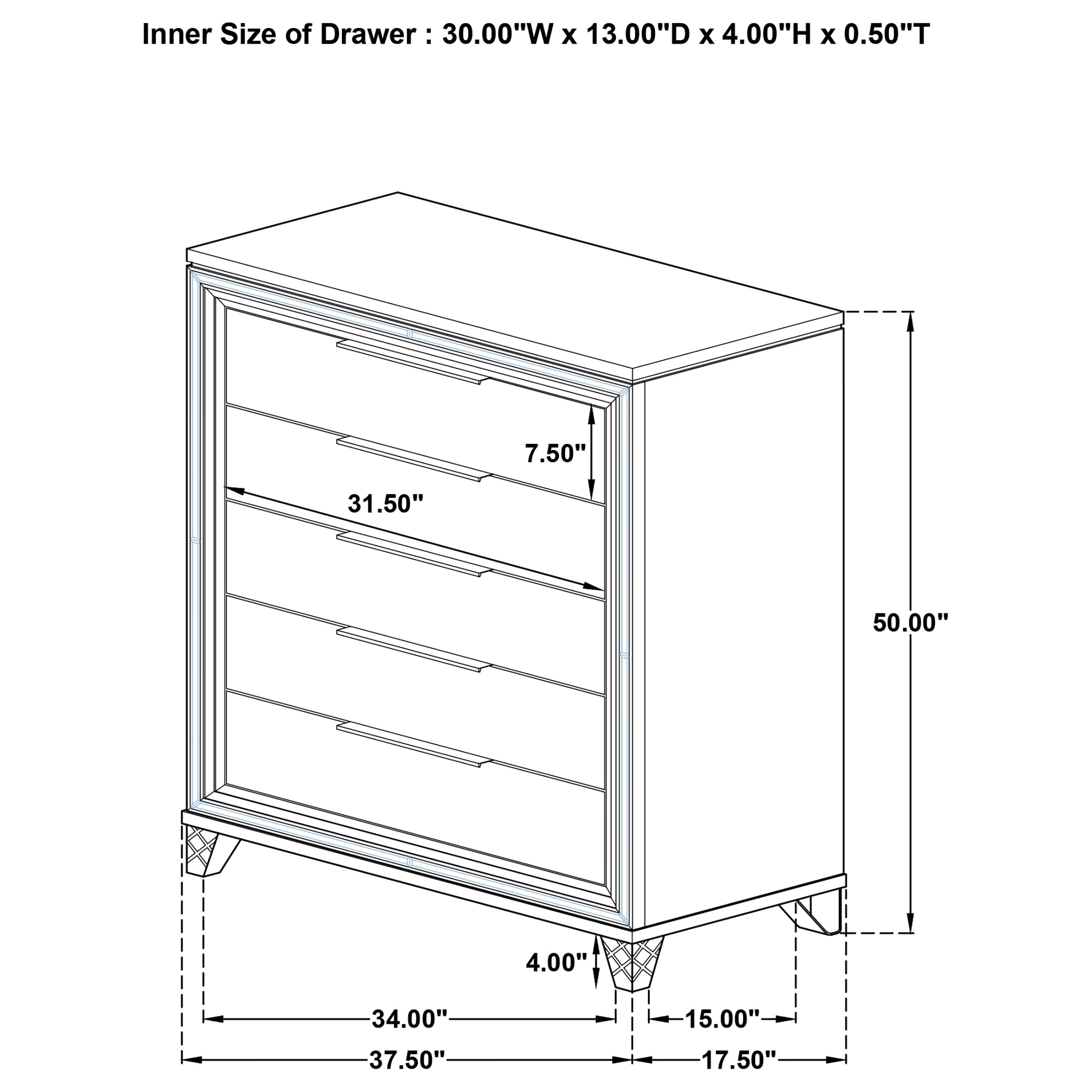 Marmore Bedroom Set - Luxury Home Furniture (MI)