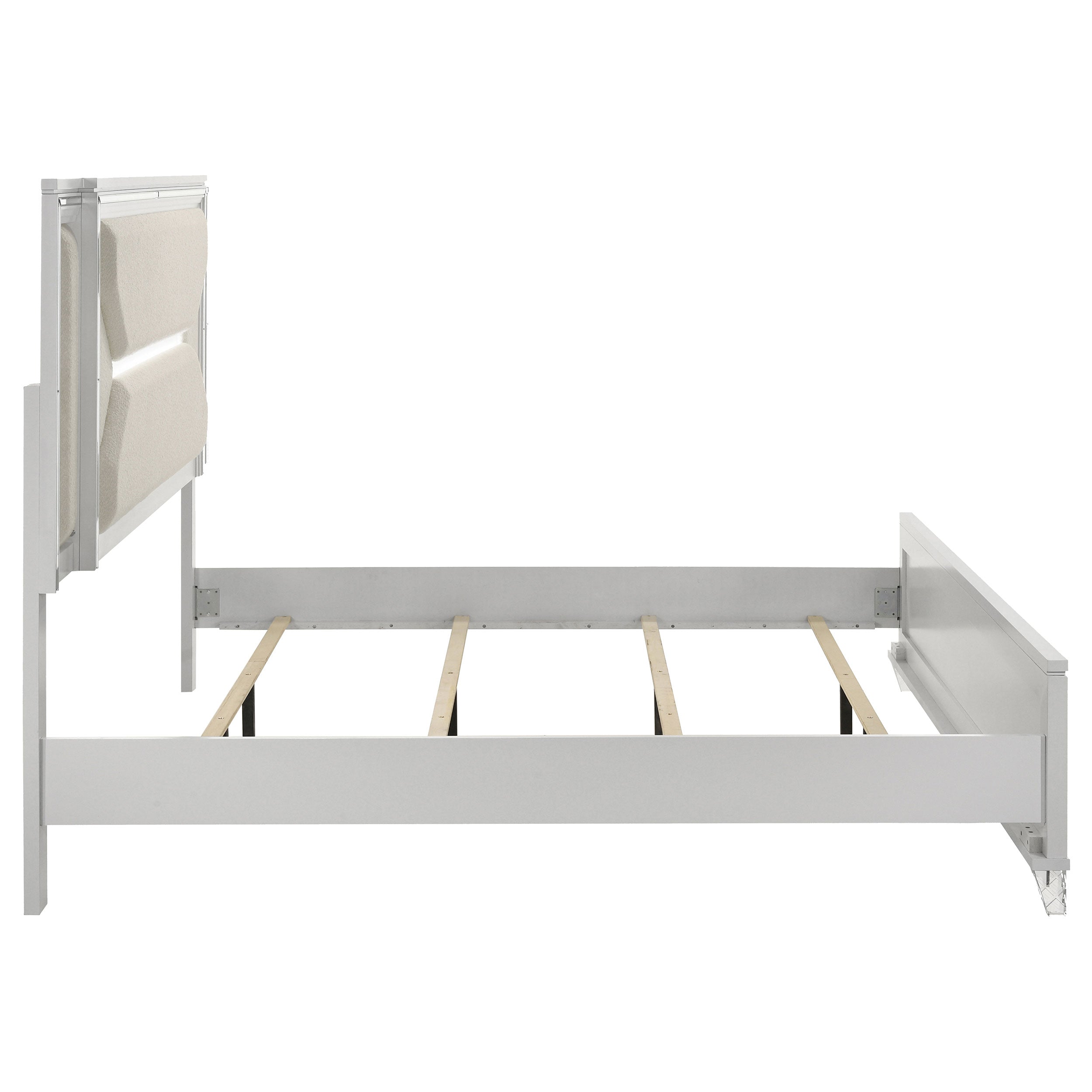 Marmore Panel Bed with LED Lighting - Luxury Home Furniture (MI)