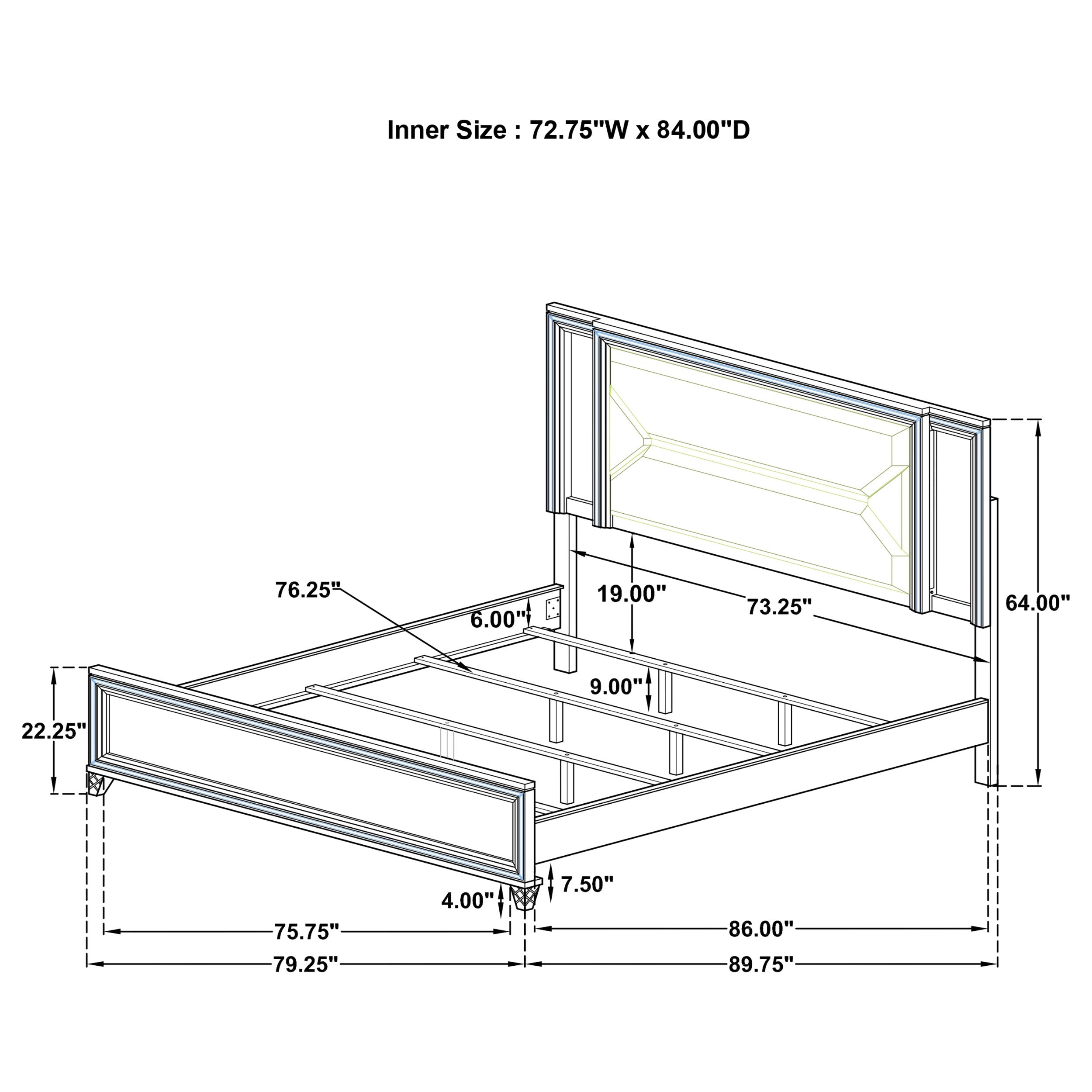 Marmore Bedroom Set - Luxury Home Furniture (MI)