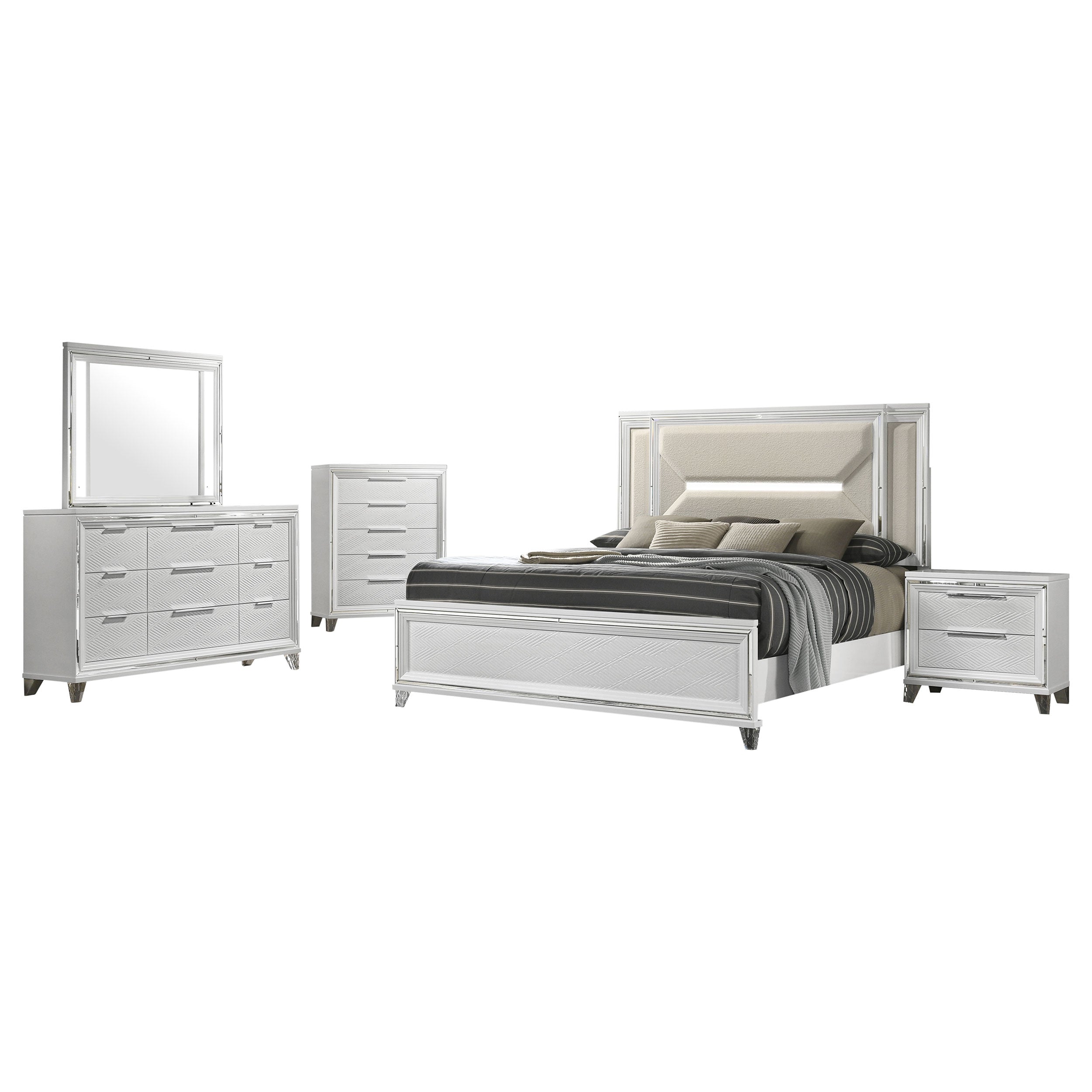 Marmore Bedroom Set - Luxury Home Furniture (MI)