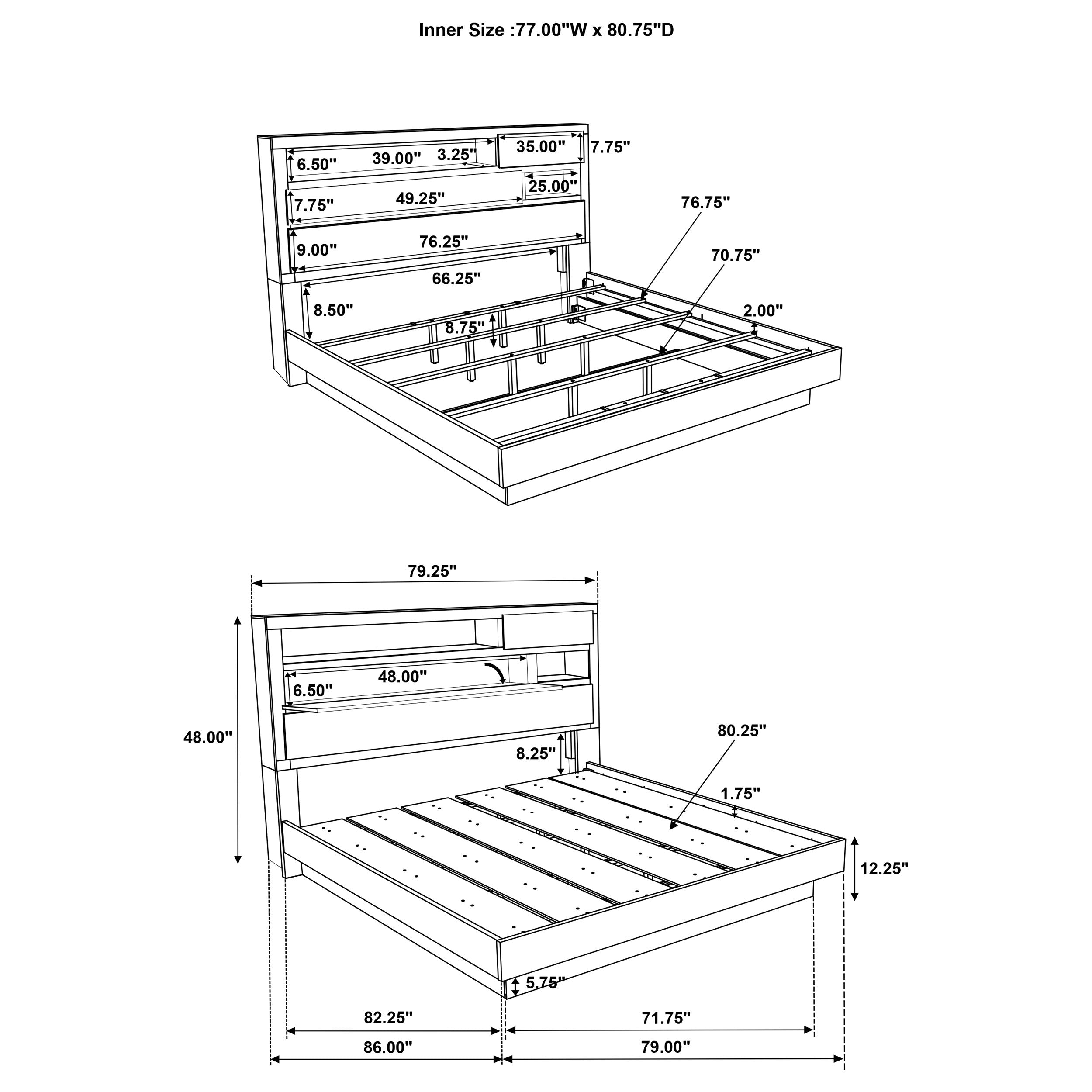 Fenwick 4 Pc Bedroom Set - Luxury Home Furniture (MI)