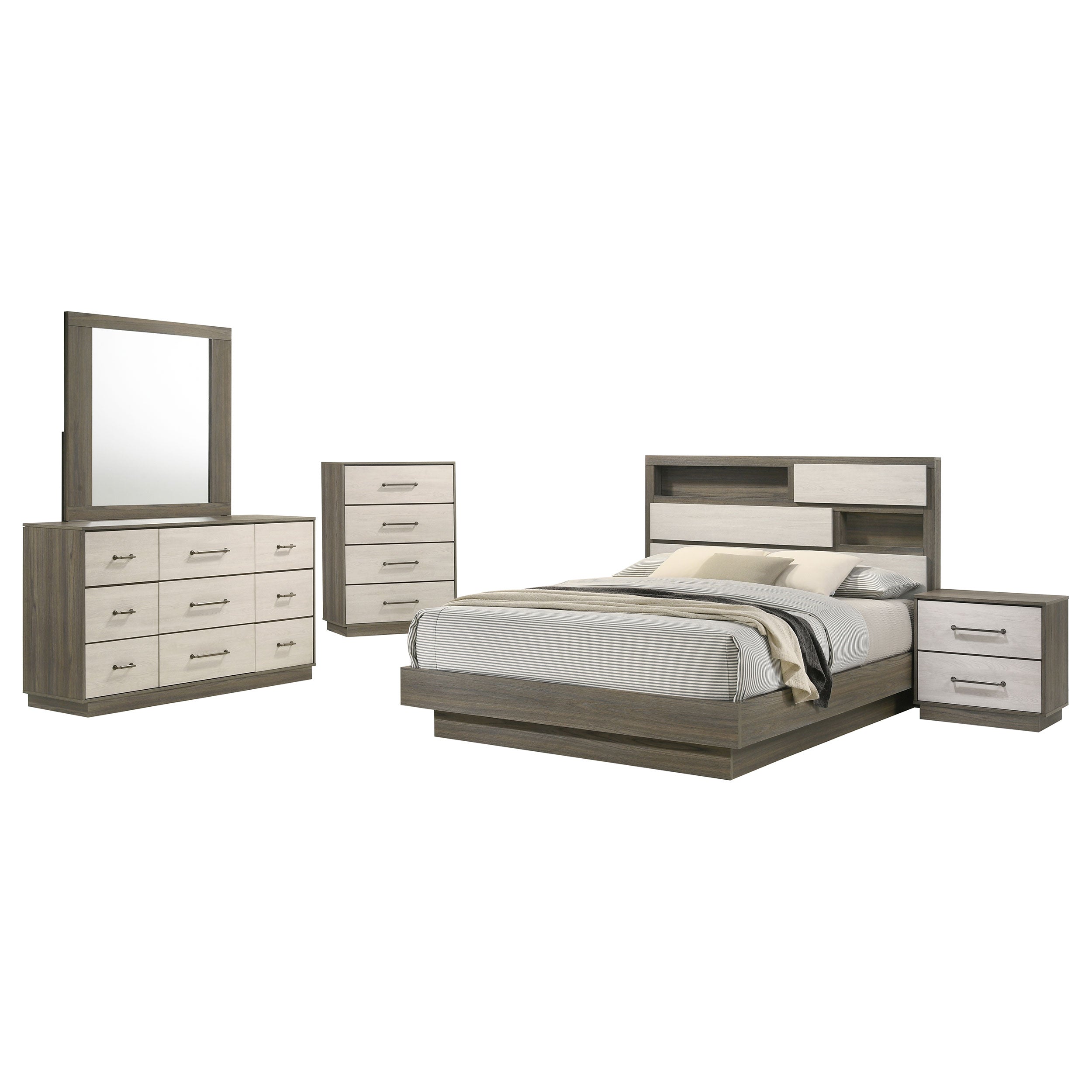 Fenwick 5 Pc Bedroom Set - Luxury Home Furniture (MI)
