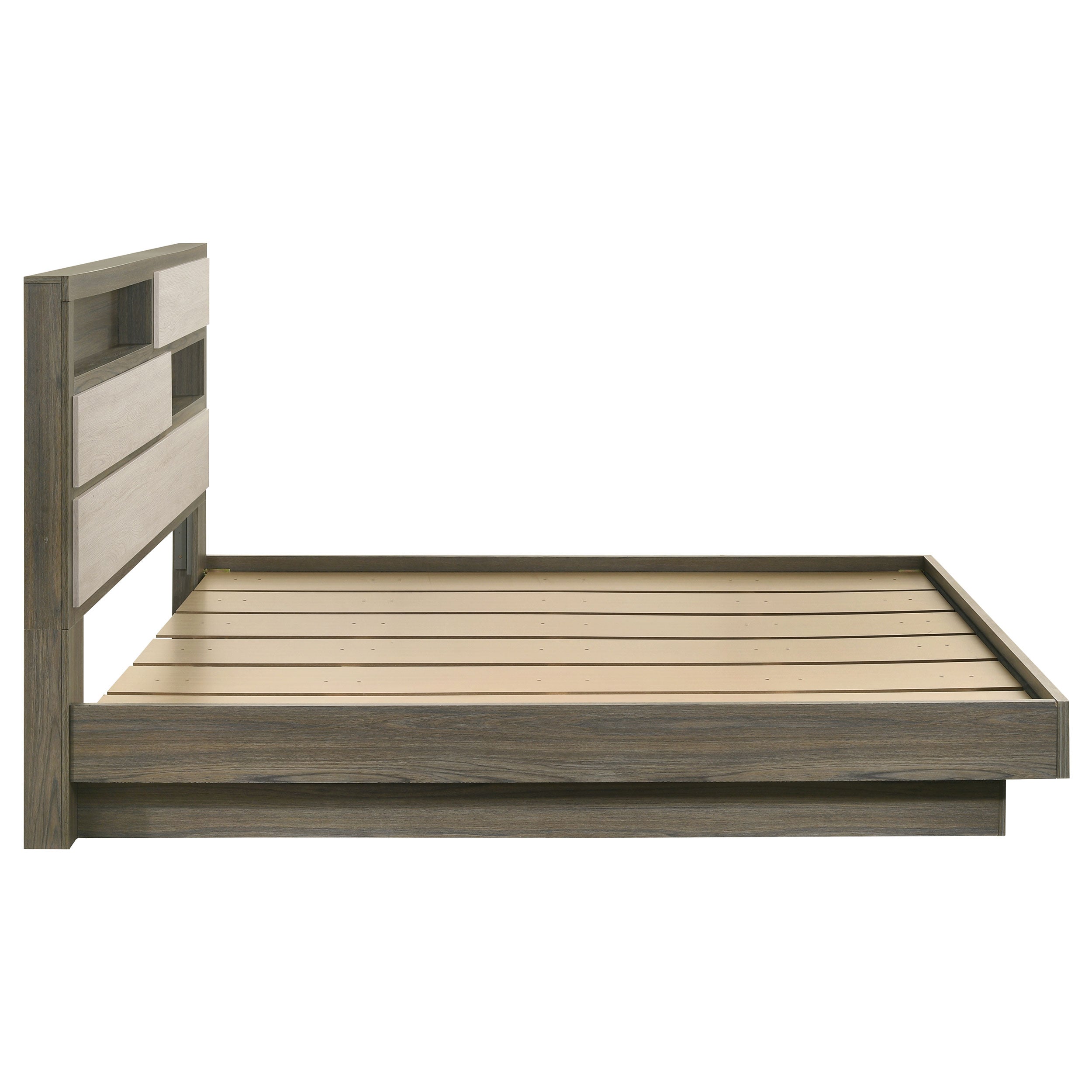 Fenwick Bookcase Platform Bed - Luxury Home Furniture (MI)