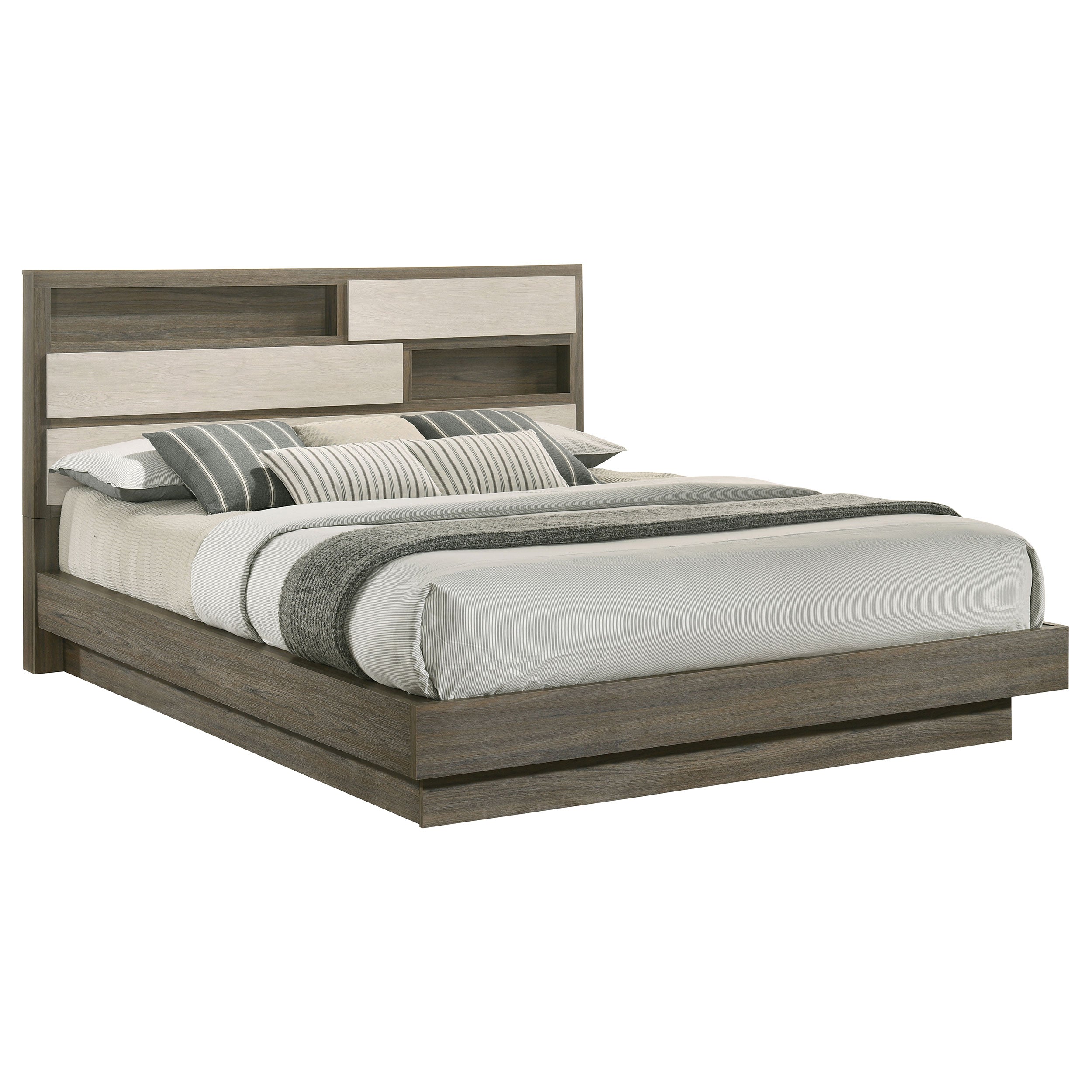 Fenwick Bookcase Platform Bed - Luxury Home Furniture (MI)