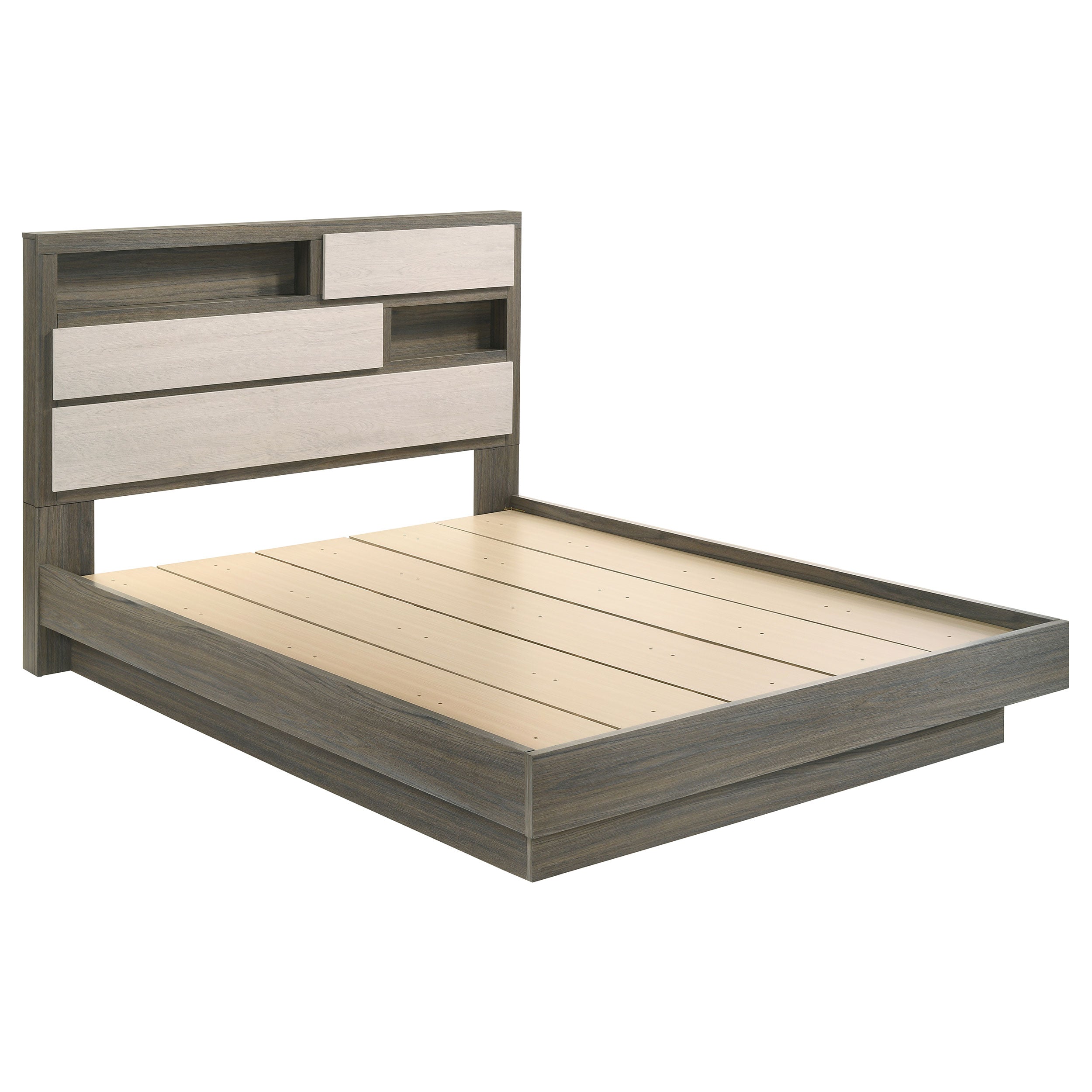 Fenwick Bookcase Platform Bed - Luxury Home Furniture (MI)