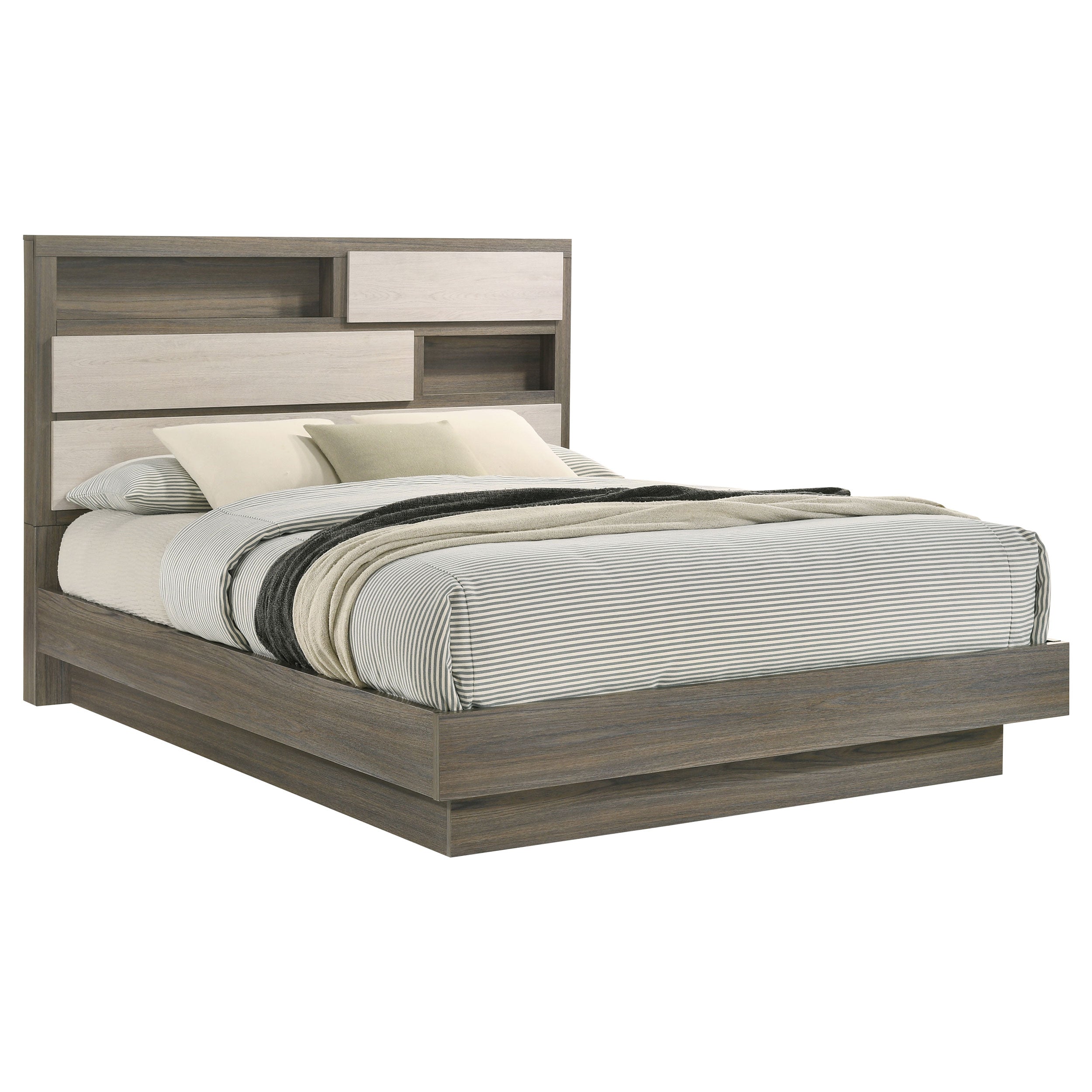 Fenwick Bookcase Platform Bed - Luxury Home Furniture (MI)