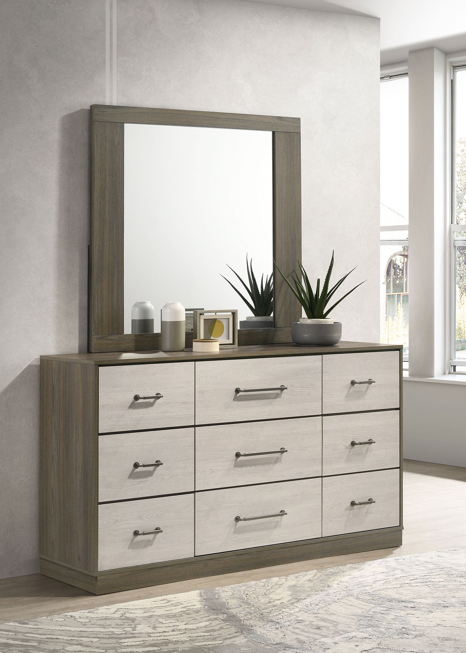 Fenwick Dresser with Mirror - Luxury Home Furniture (MI)