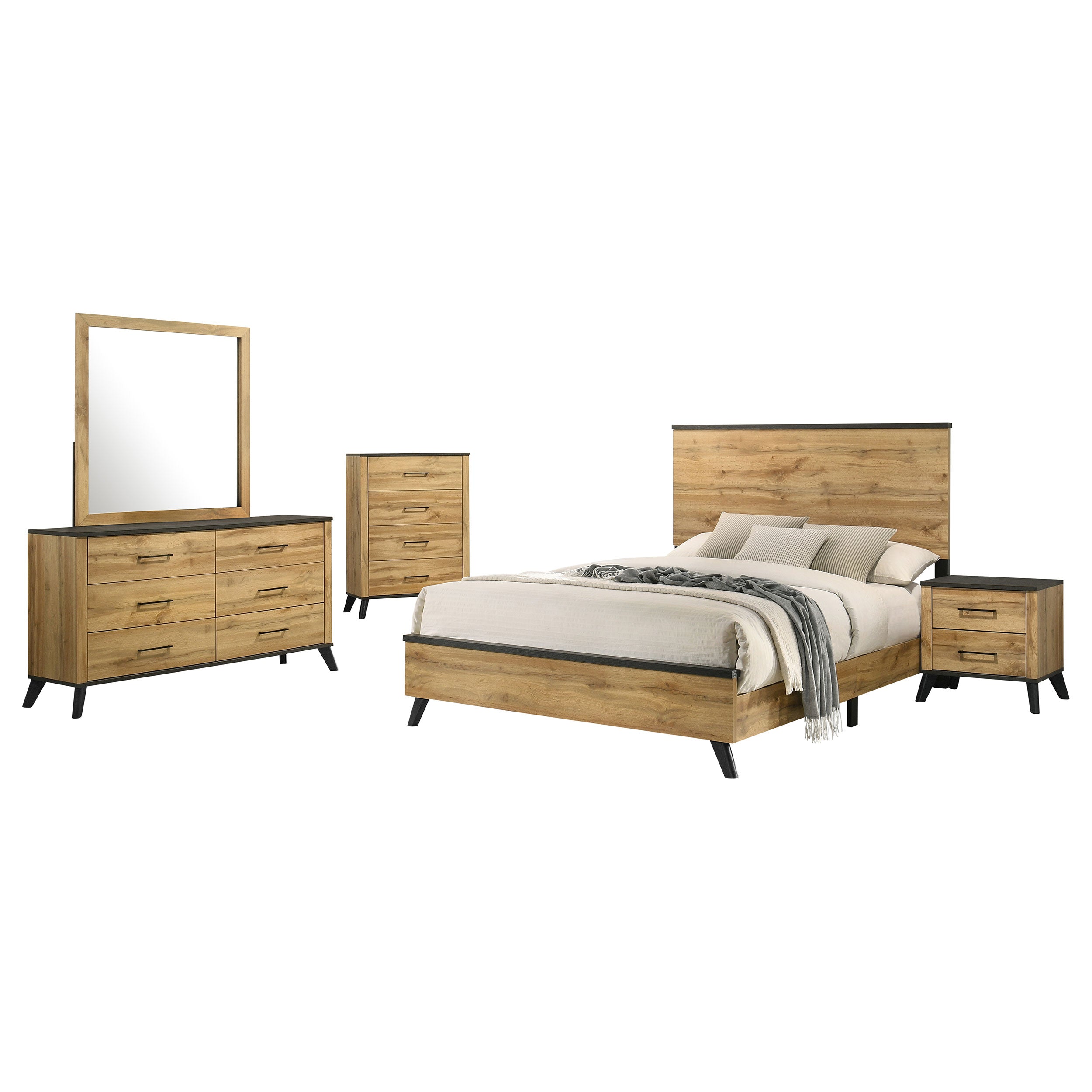 Kaywood 5 Pc Bedroom Set - Luxury Home Furniture (MI)