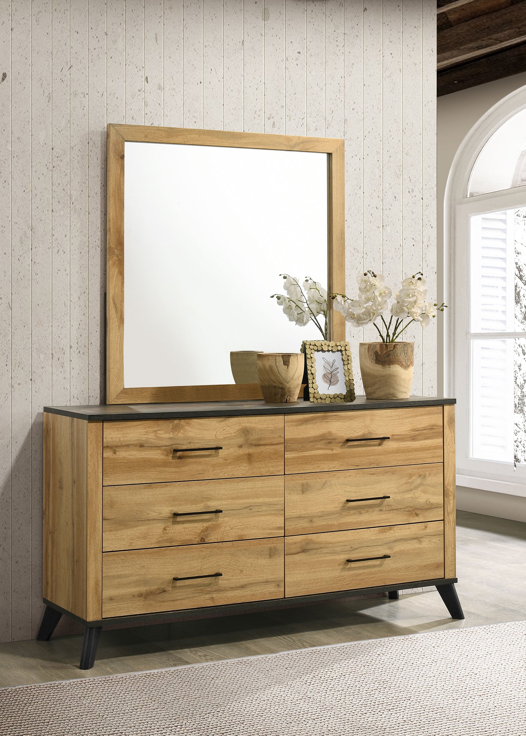 Kaywood Dresser with Mirror - Luxury Home Furniture (MI)
