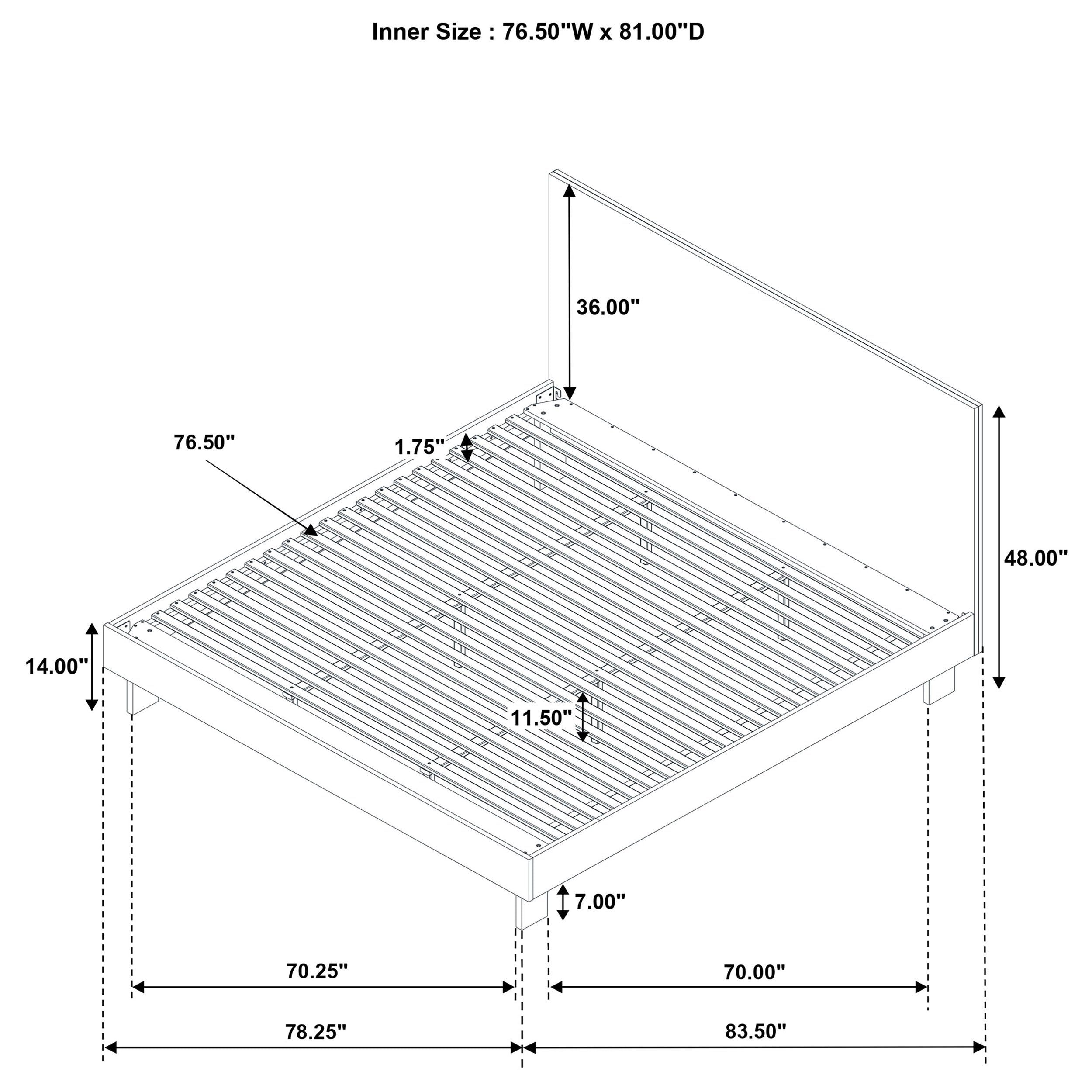 Glenwood Panel Platform Bed - Luxury Home Furniture (MI)