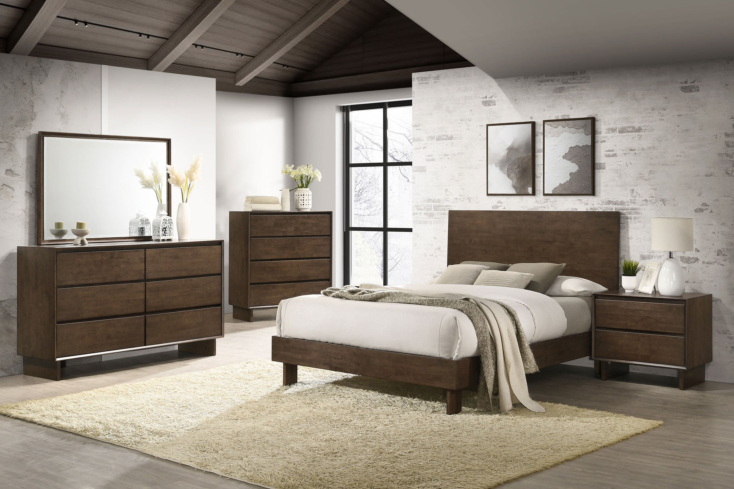 Glenwood Panel Platform Bed - Luxury Home Furniture (MI)