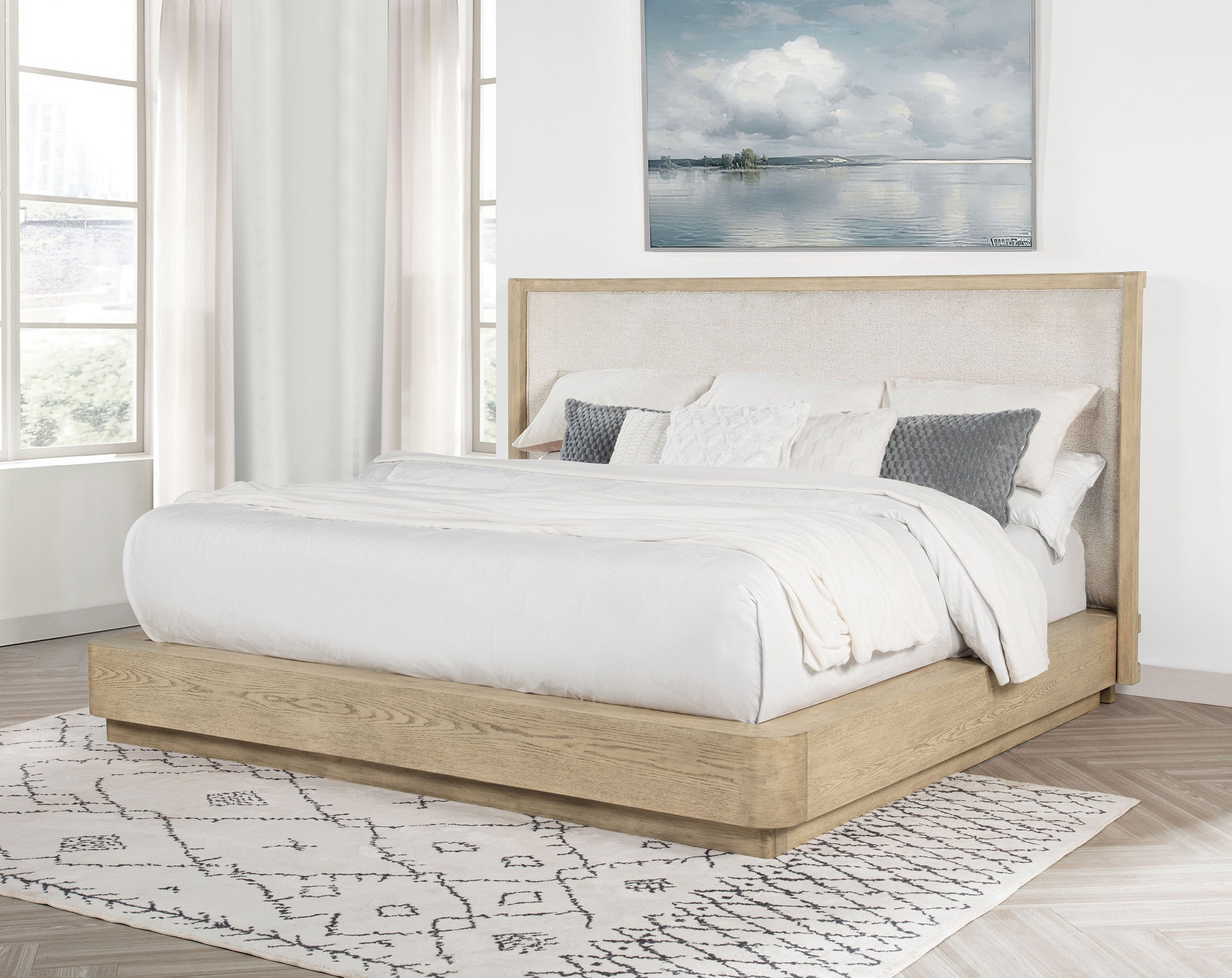 Kailani Wingback Platform Bed - Luxury Home Furniture (MI)