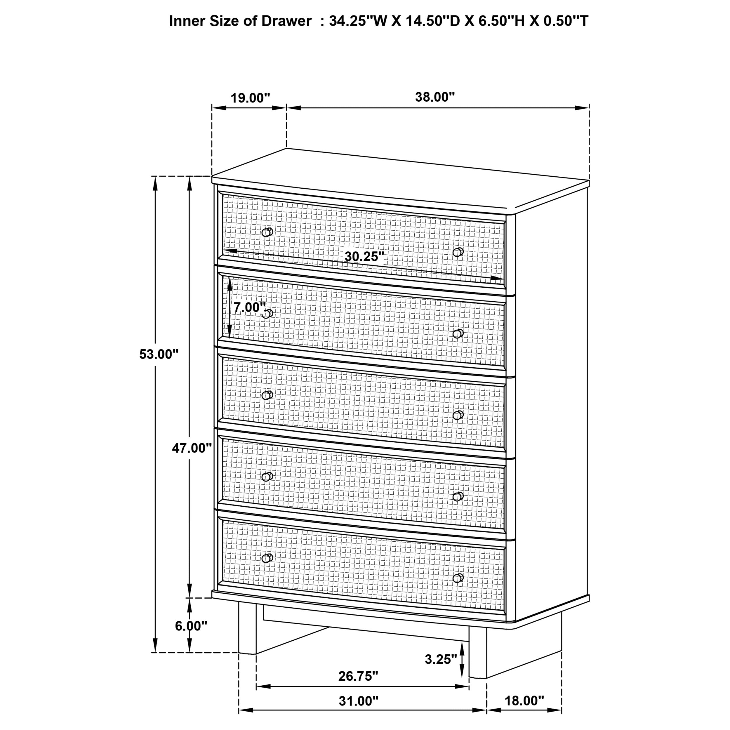 Kailani Chest of Drawers - Luxury Home Furniture (MI)