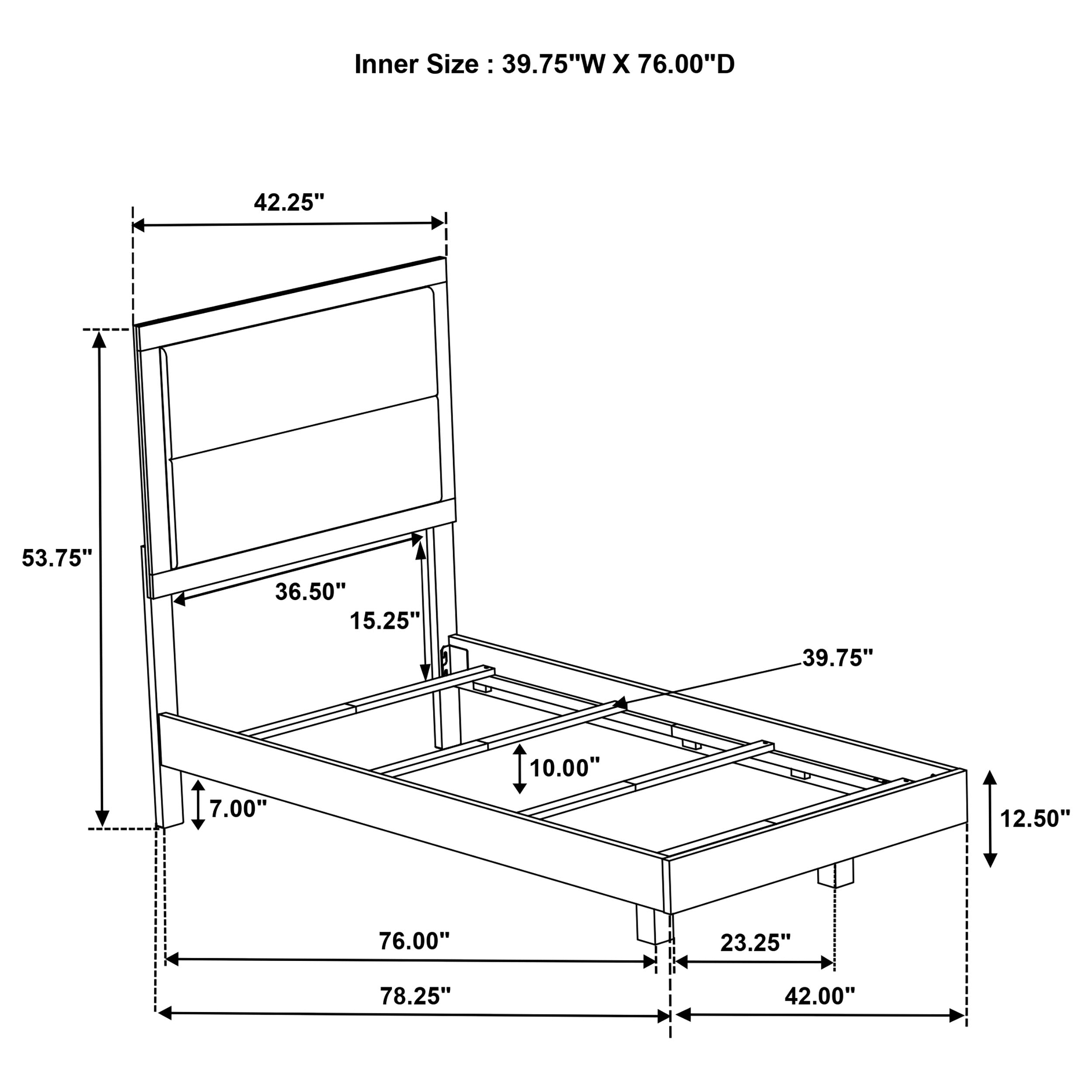 Trenton Panel Bed - Luxury Home Furniture (MI)