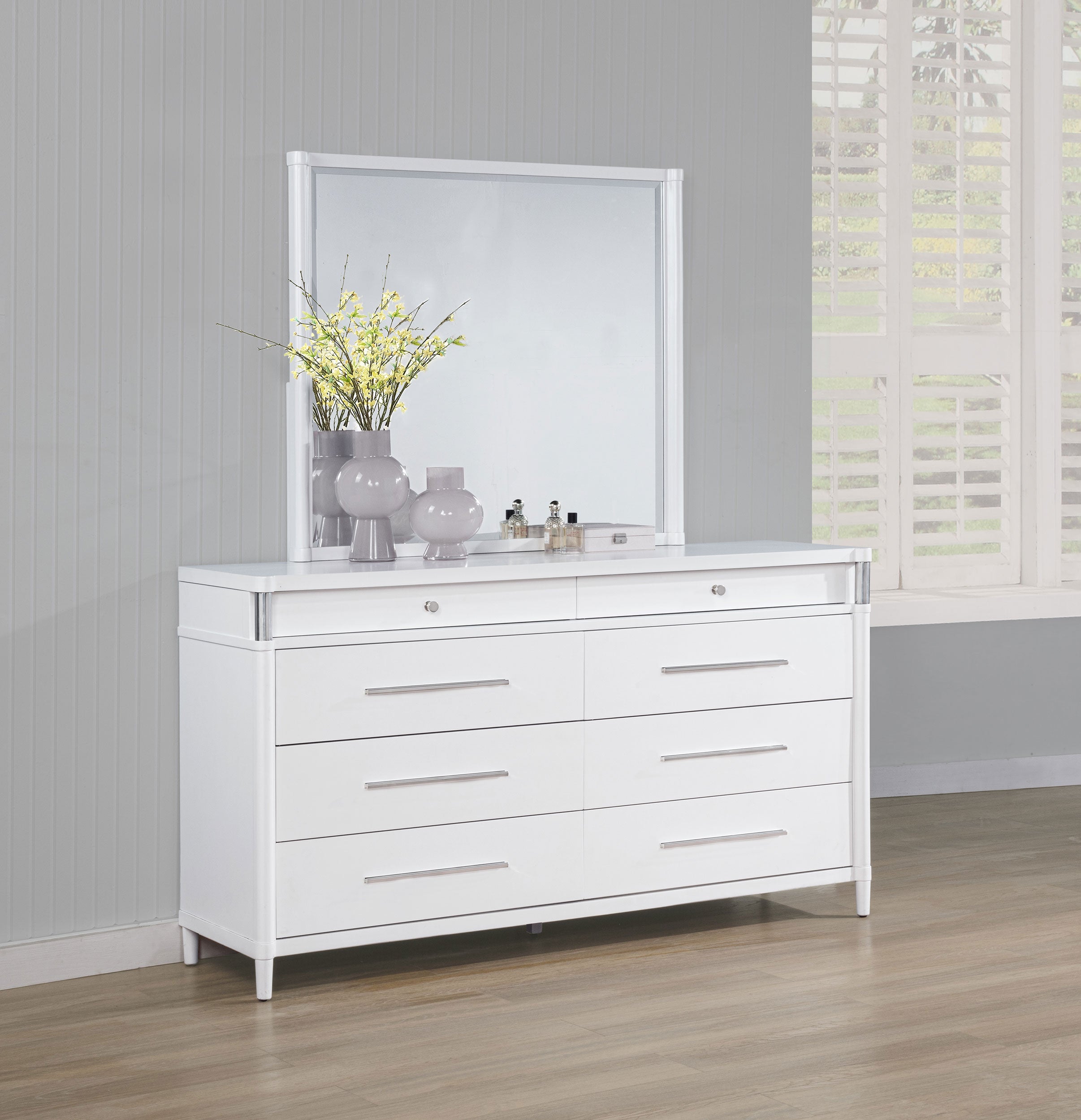 Gracemont Dresser with Mirror - Luxury Home Furniture (MI)
