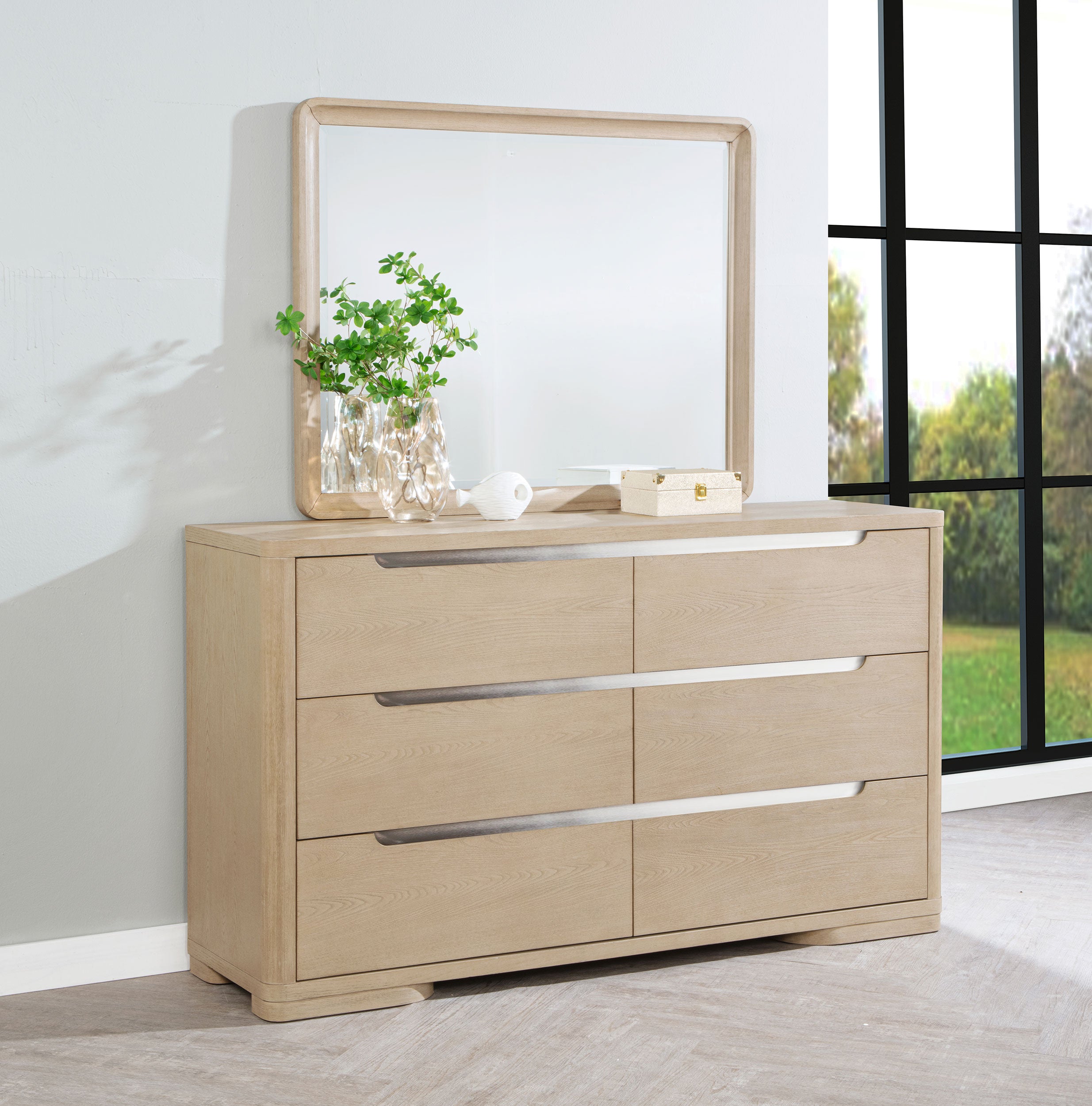 Ladera Dresser with Mirror - Luxury Home Furniture (MI)