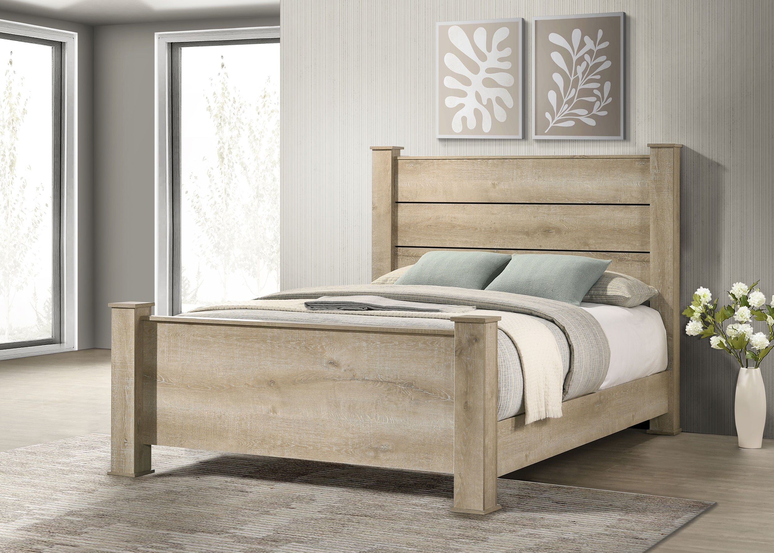 Oakglen Panel Bed - Luxury Home Furniture (MI)