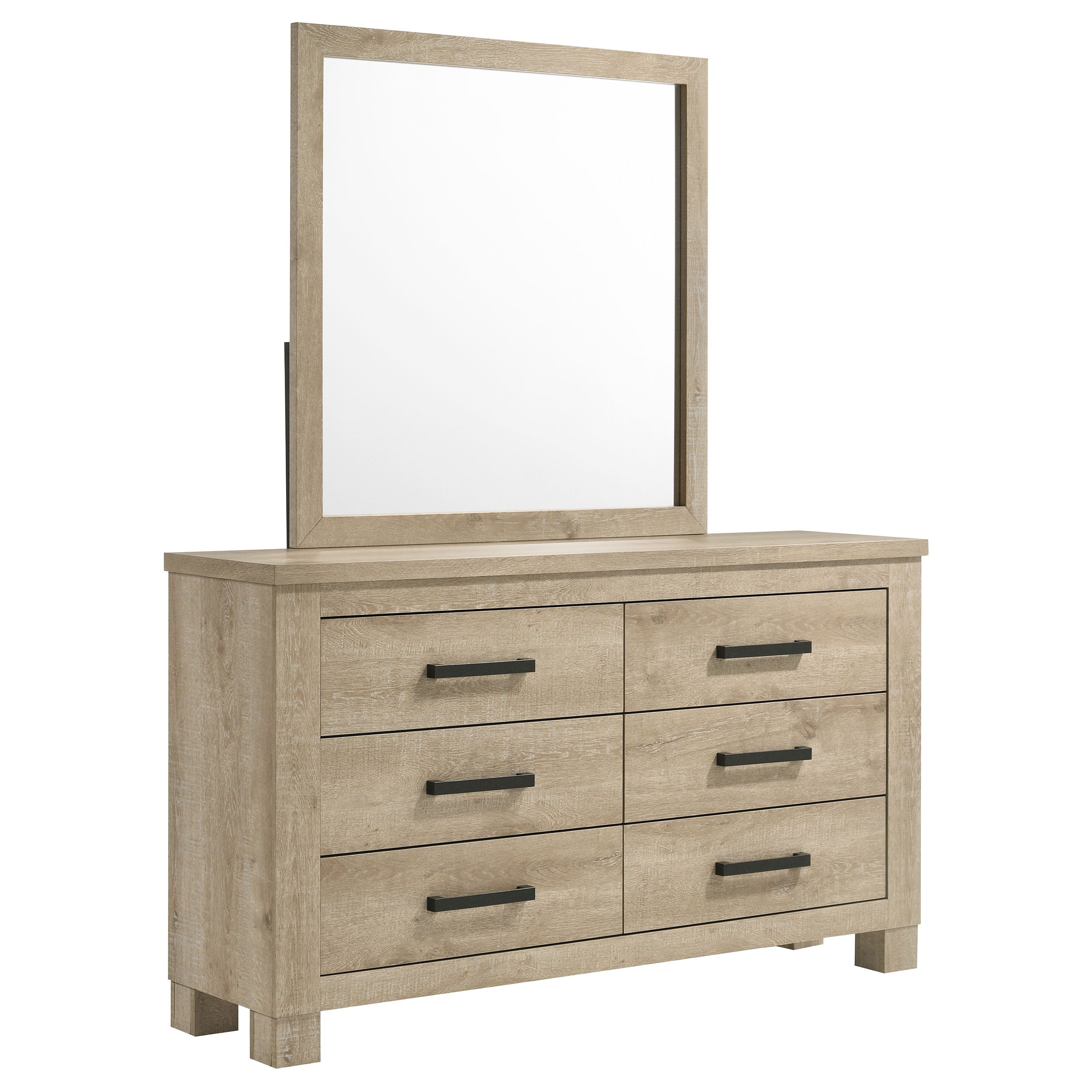 Oakglen Dresser with Mirror - Luxury Home Furniture (MI)