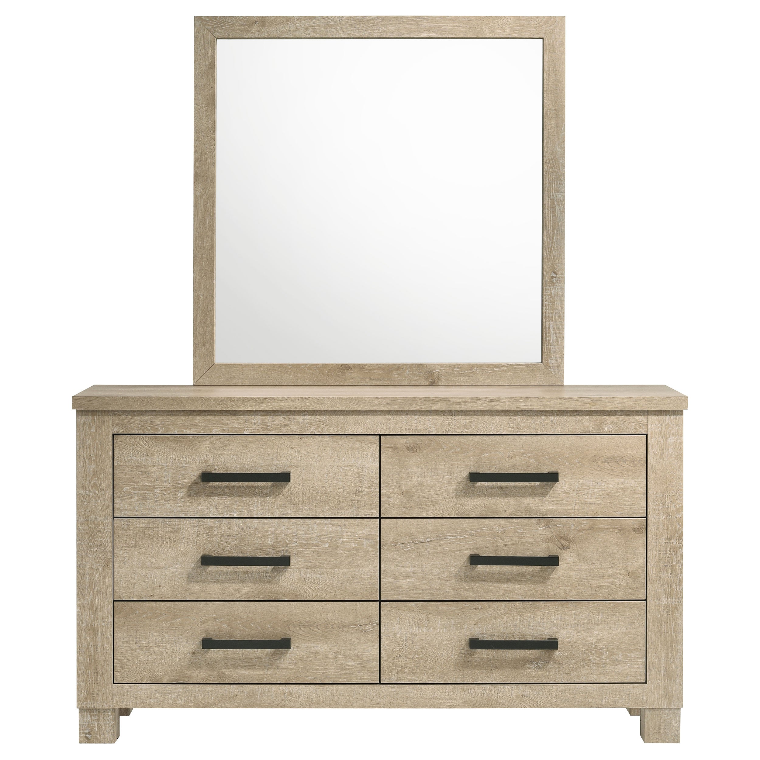 Oakglen Dresser with Mirror - Luxury Home Furniture (MI)