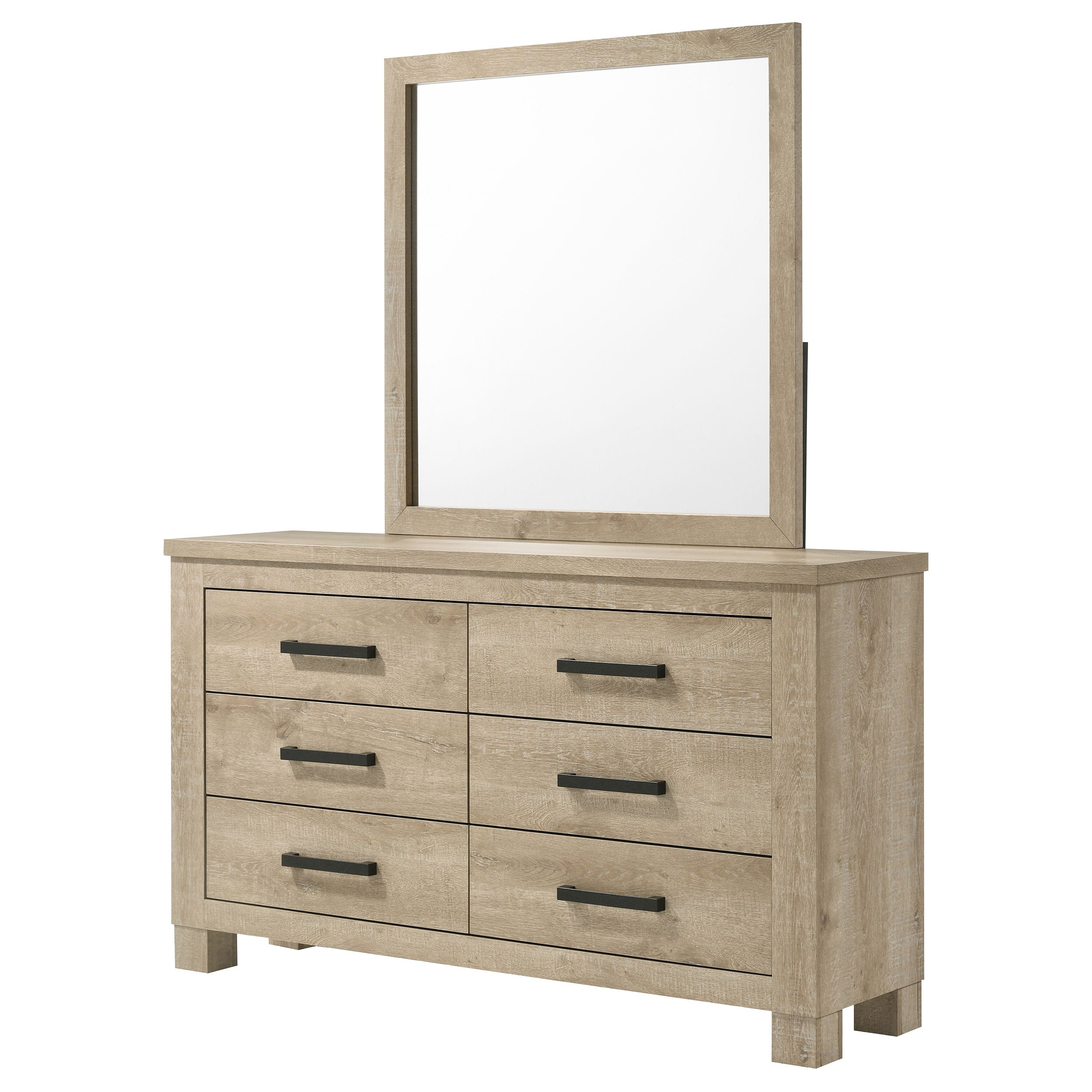 Oakglen Dresser with Mirror - Luxury Home Furniture (MI)