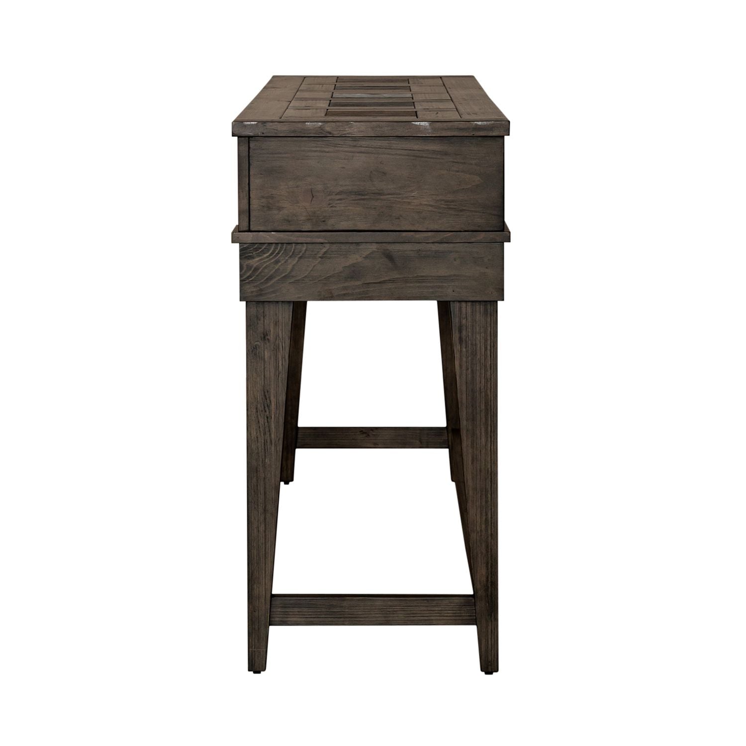Arrowcreek Console Bar Table in Weathered Stone - Luxury Home Furniture (MI)