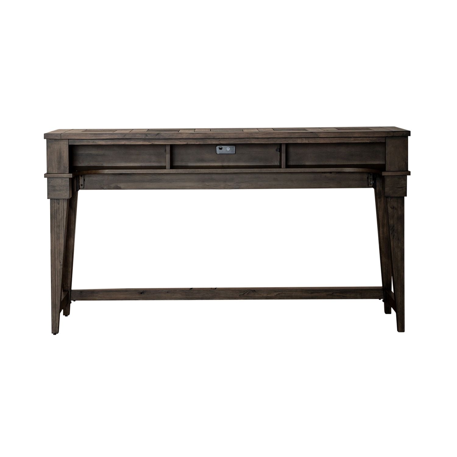 Arrowcreek Console Bar Table in Weathered Stone - Luxury Home Furniture (MI)