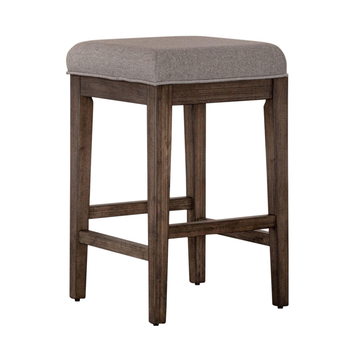 Arrowcreek Upholstered Console Stool in Weathered Stone - Luxury Home Furniture (MI)