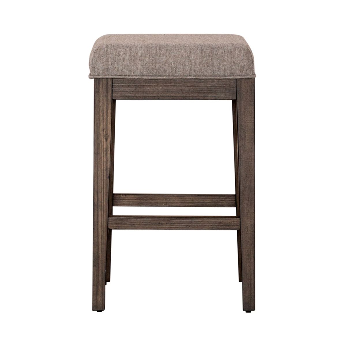 Liberty Furniture Arrowcreek Upholstered Console Stool in Weathered Stone image