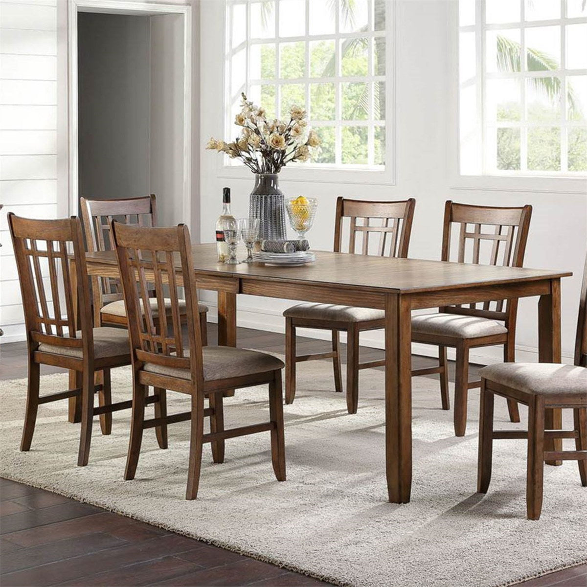 Liberty Furniture Santa Rosa II Rectangular Leg Table in Antique Honey - Luxury Home Furniture (MI)