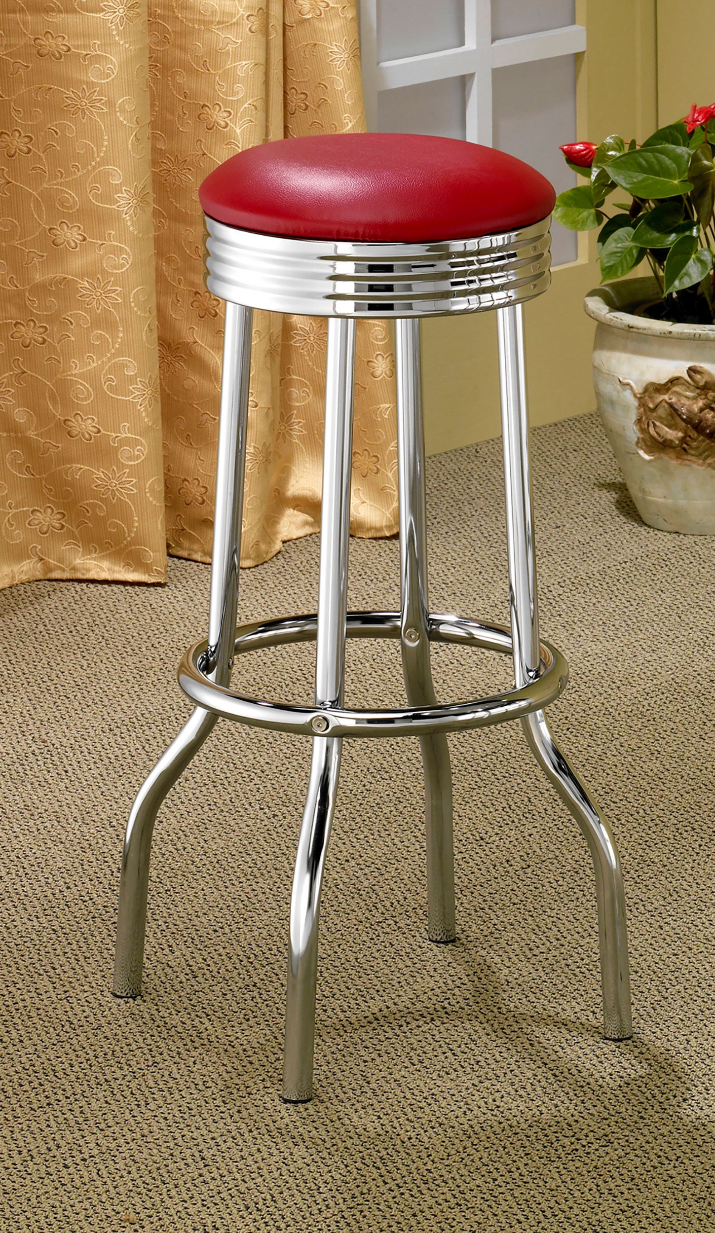 Retro Swivel Bar Stool - Luxury Home Furniture (MI)