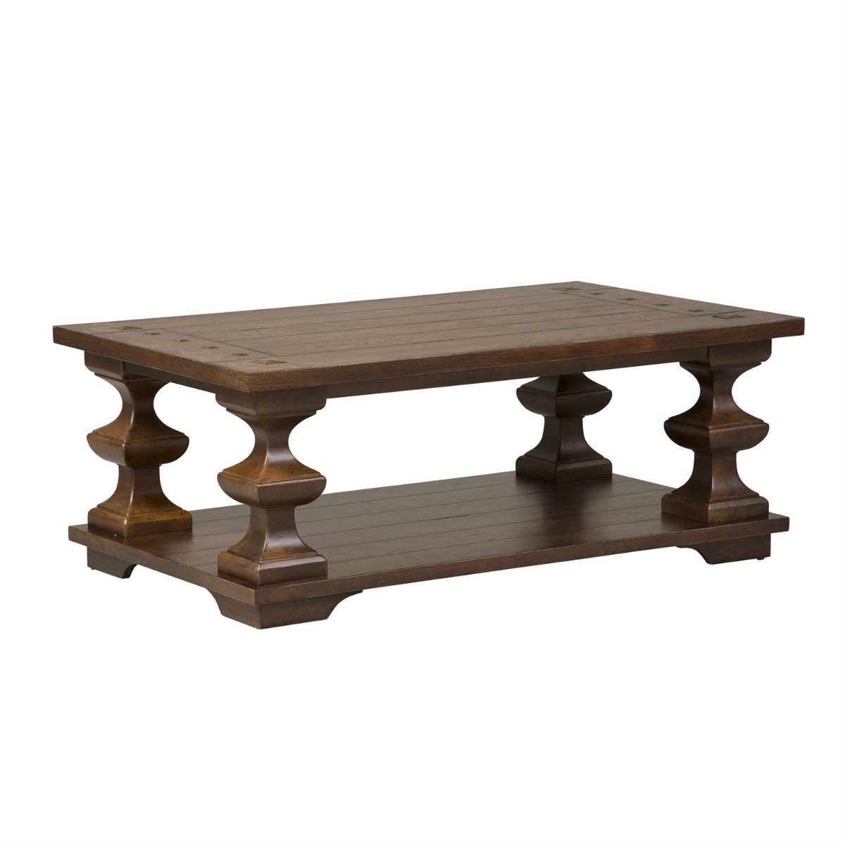 Liberty Sedona Cocktail Table in Kona Brown - Luxury Home Furniture (MI)