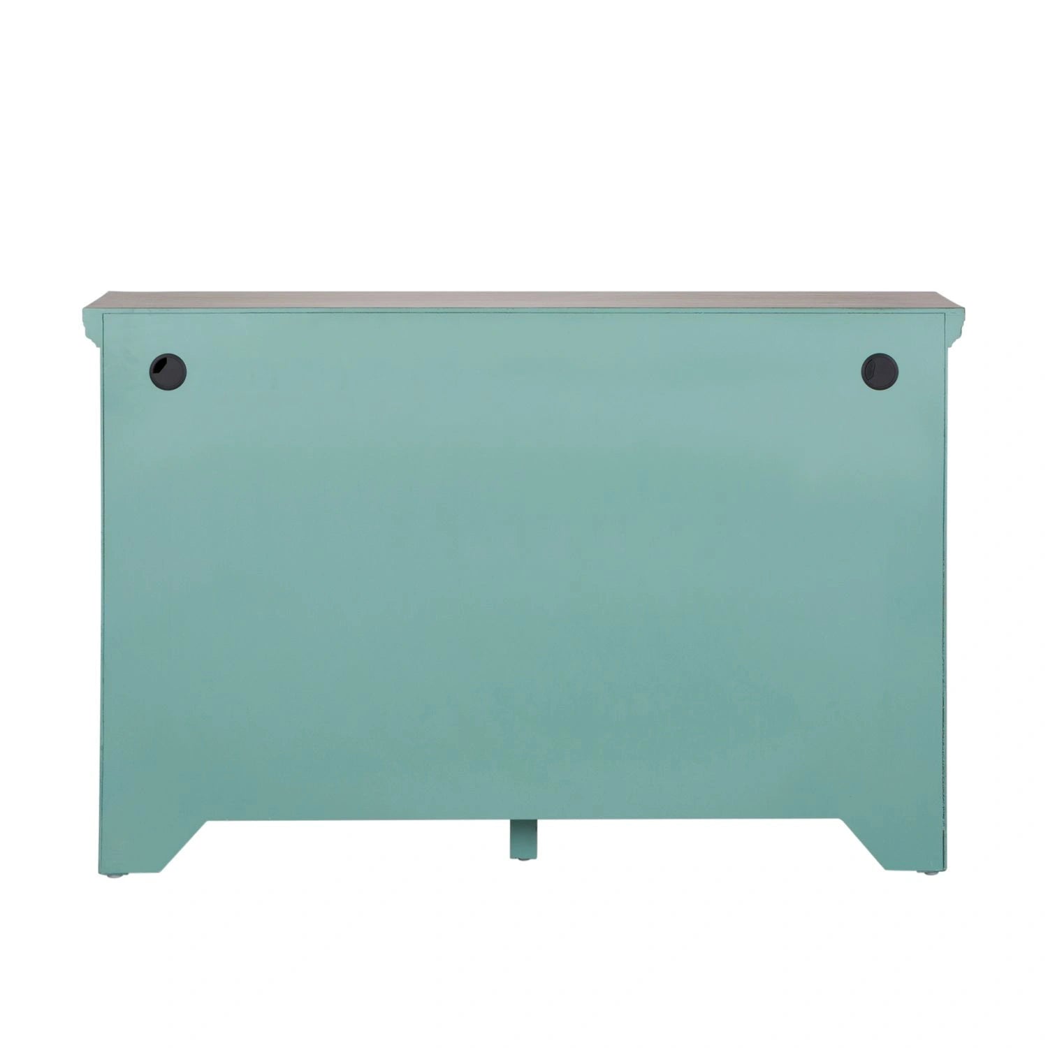 Kensington 3 Door Accent Cabinet in Turquoise image
