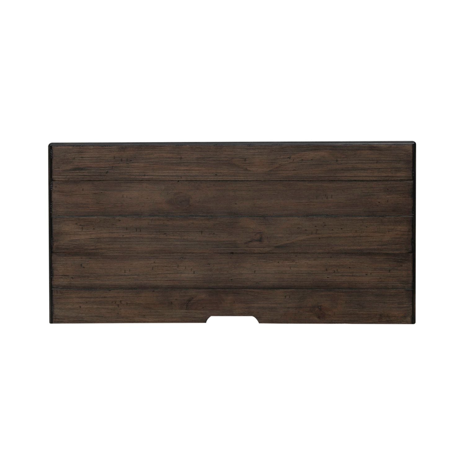 River Place Bedside Chest with Charging Station in Riverstone White and Tobacco