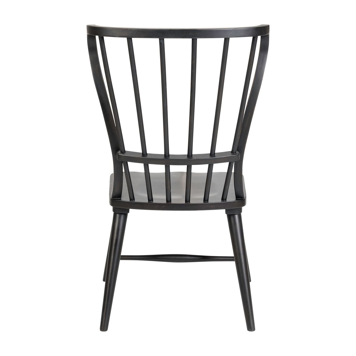 River Place Windsor Back Side Chair - Black (RTA)