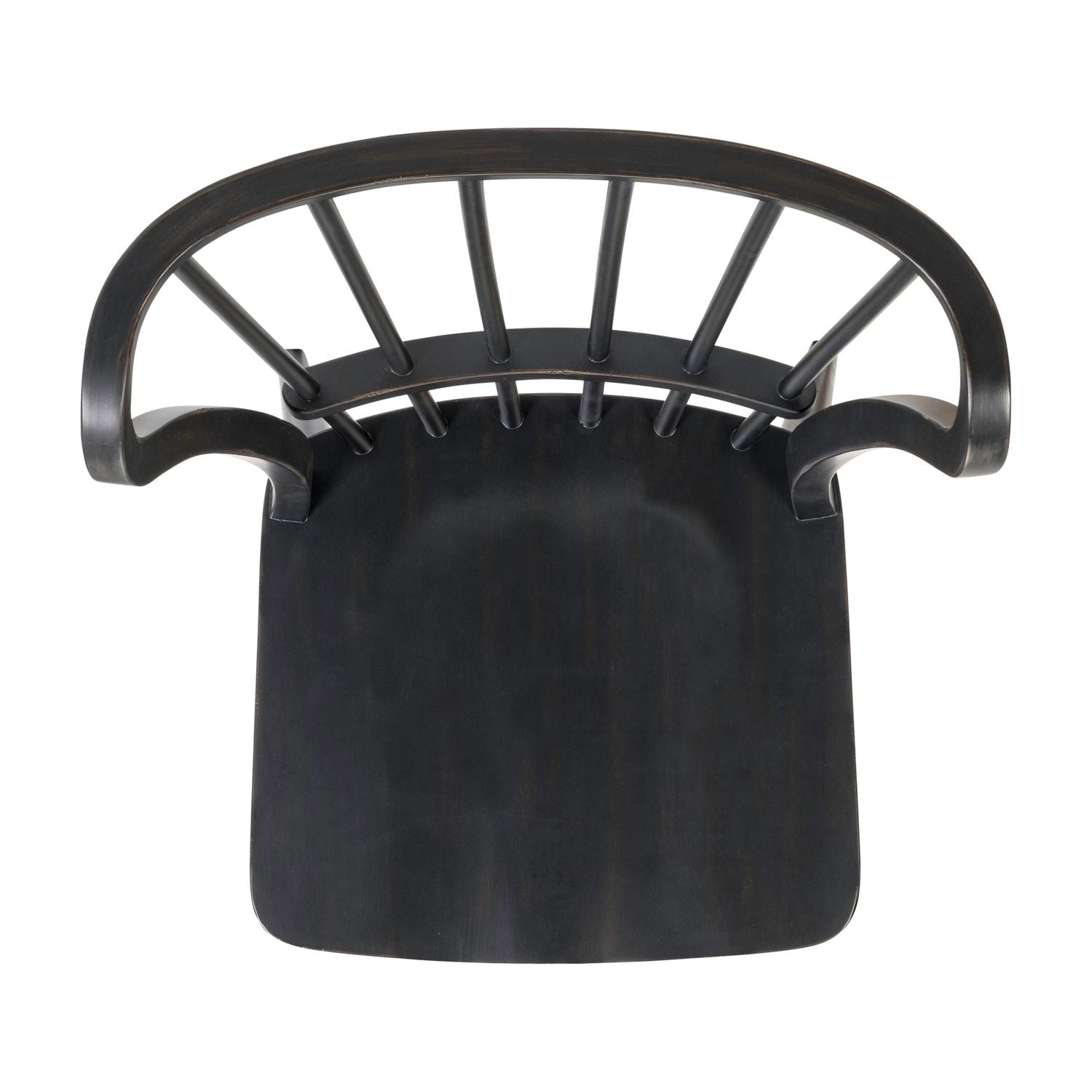 River Place Windsor Back Side Chair - Black (RTA)