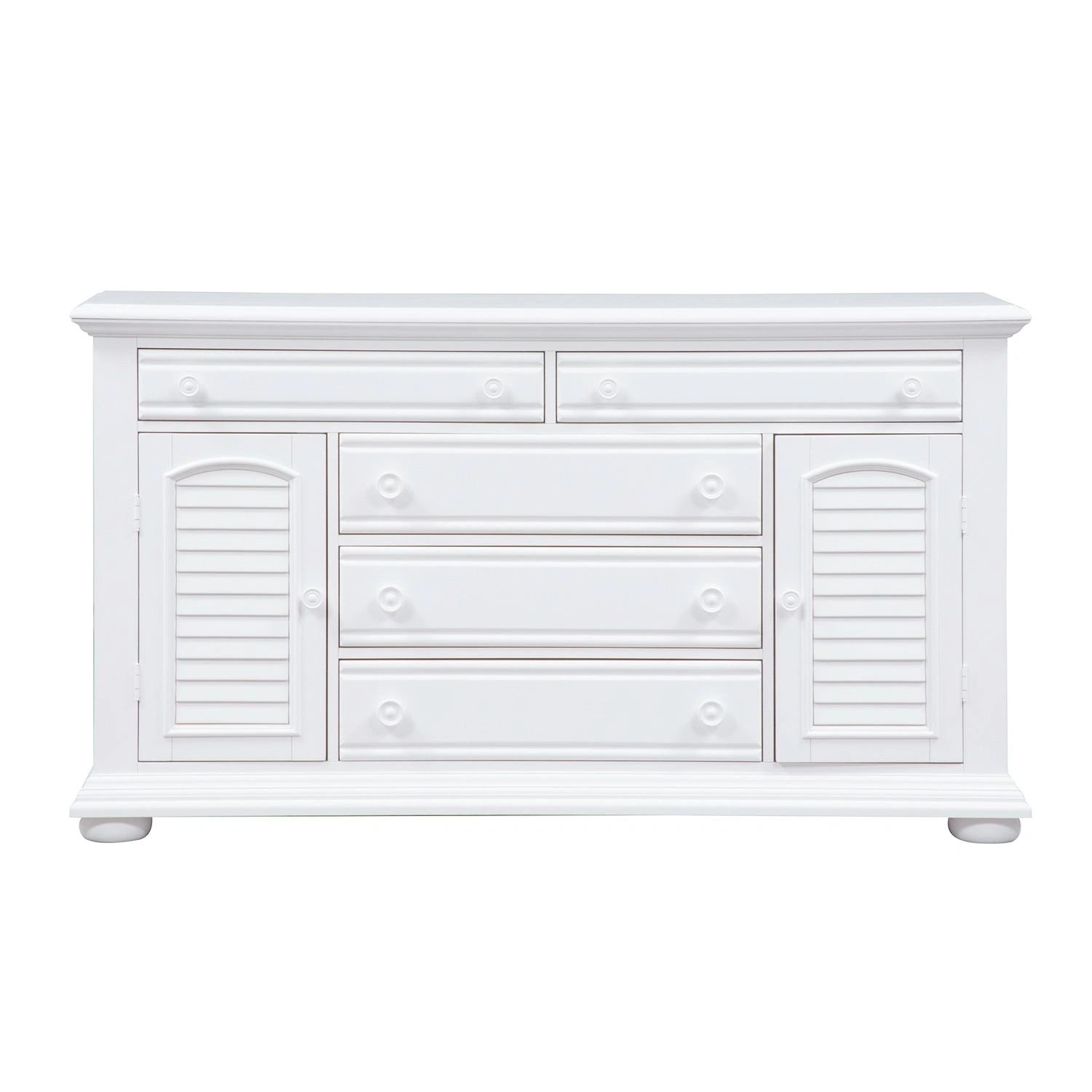 Summer House 5 Drawer Dresser in Oyster White image